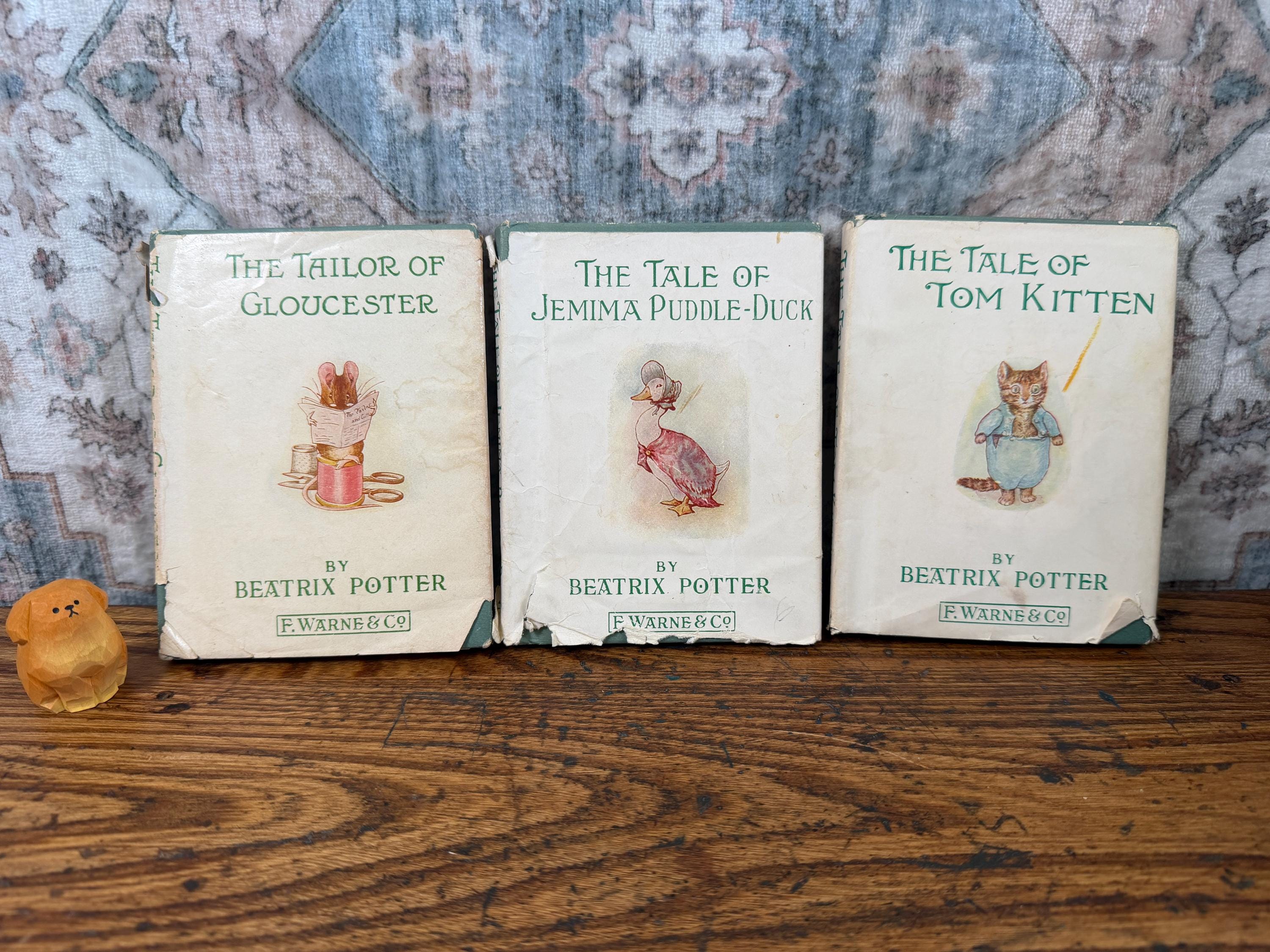 Tom Kitten, Jemima Puddle-Duck & Tailor of Gloucester by Beatrix Potter | Hardback Set