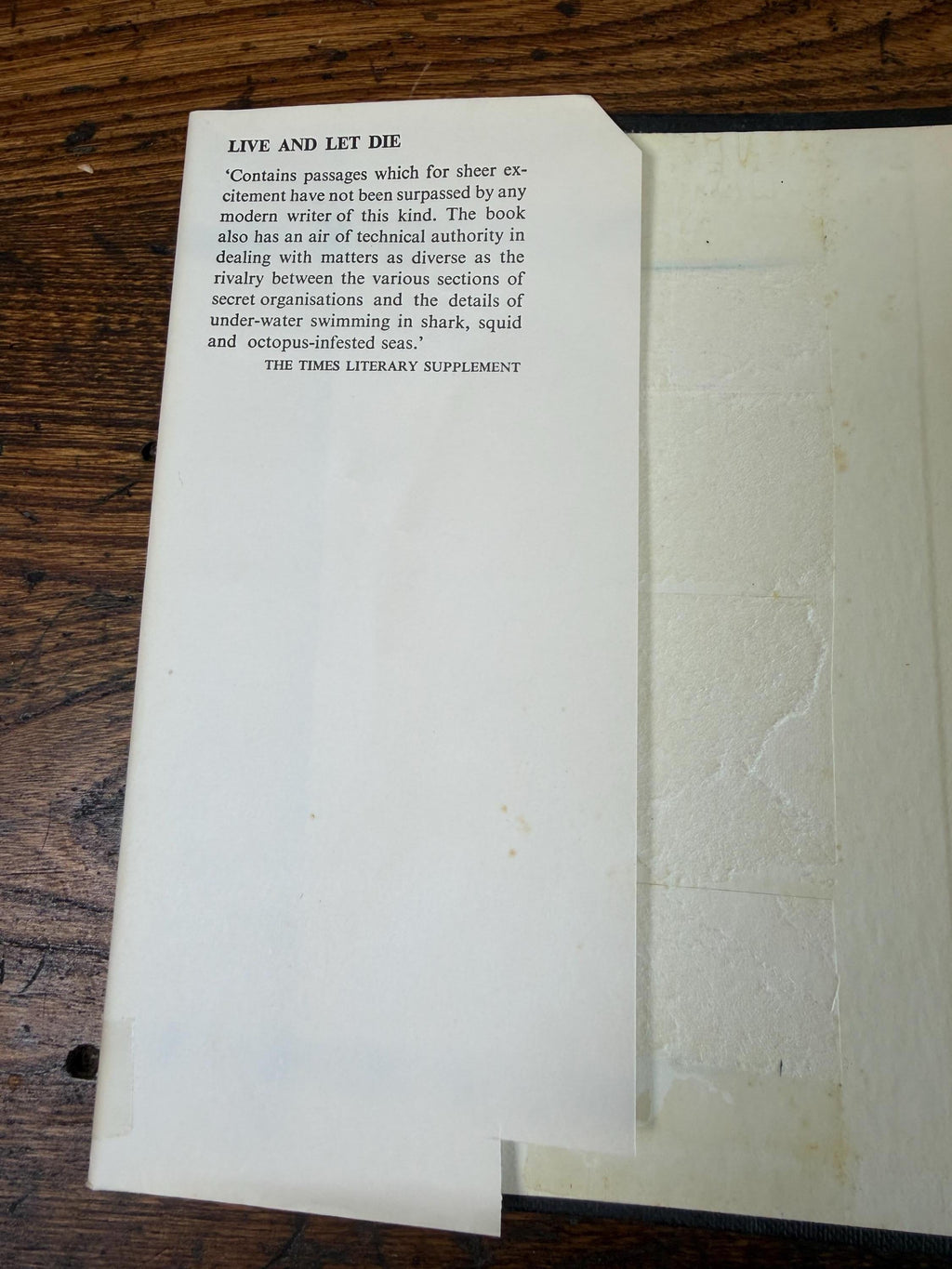 Live and Let Die by Ian Fleming | Hardcover 1972