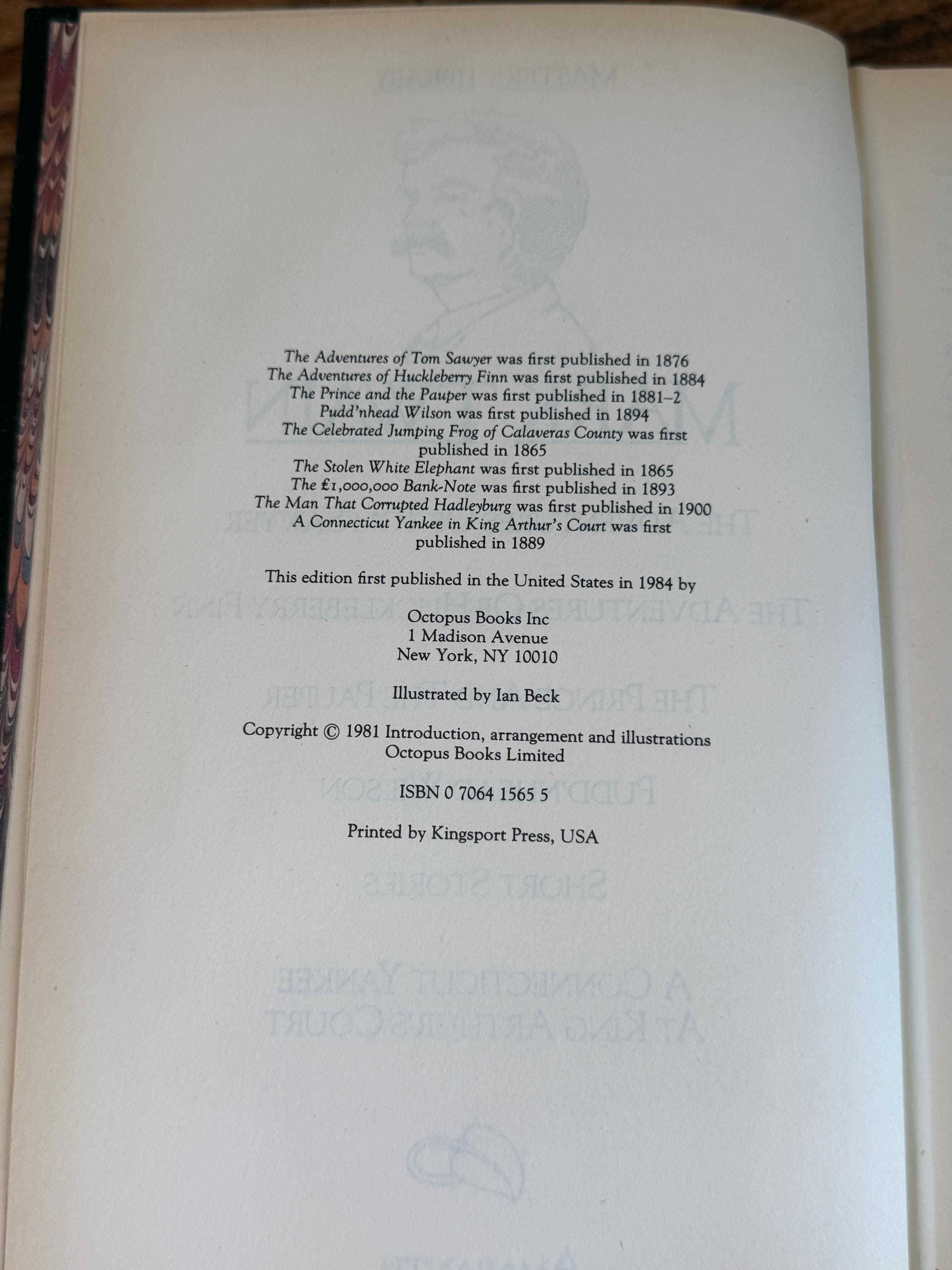 Masters Library Mark Twain by Mark Twain | Hardcover 1984