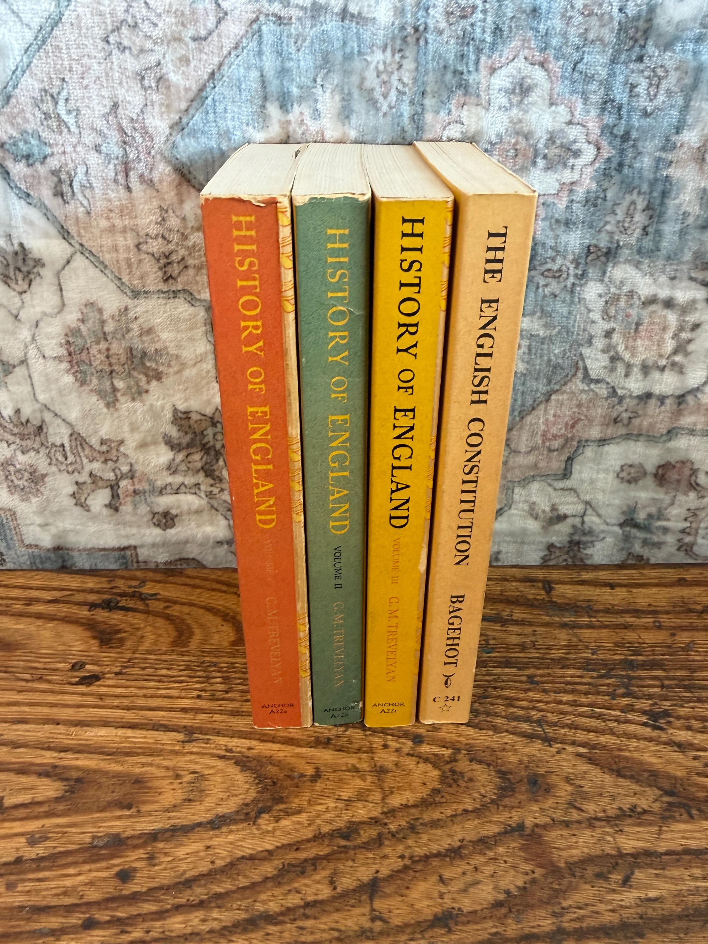 History of England by G.M. Trevelyan & The English Constitution | Paperback Lot 1952