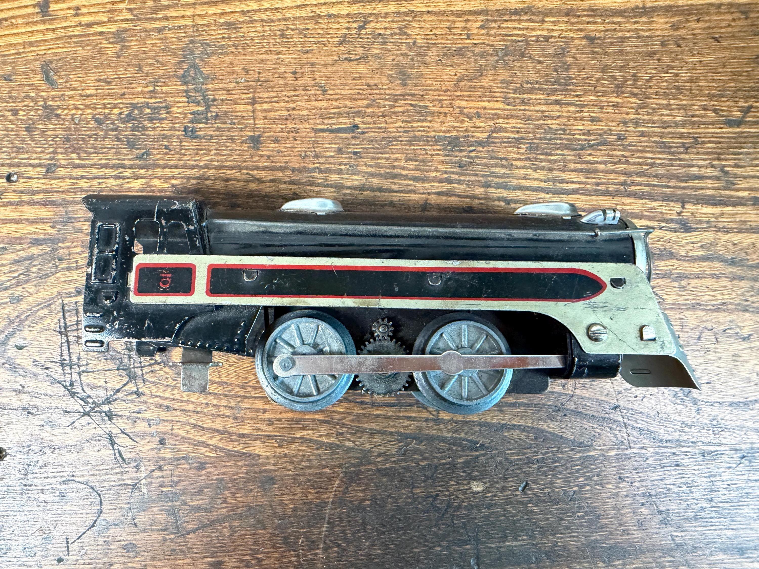 Vintage Marx Marlines Electric Train | New York Central Tin Locomotive and Tender | O Gauge