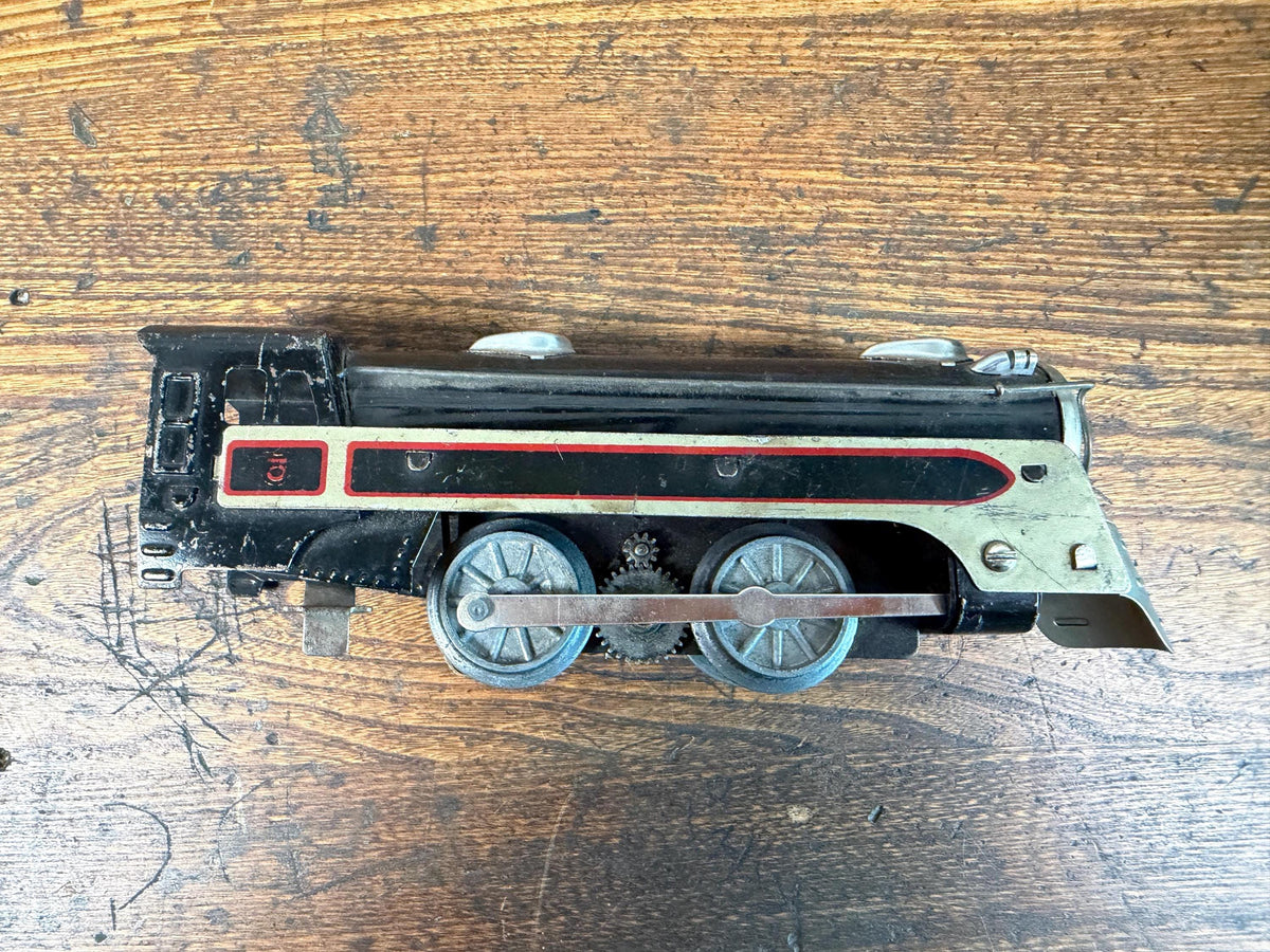 Vintage Marx Marlines Electric Train | New York Central Tin Locomotive and Tender | O Gauge