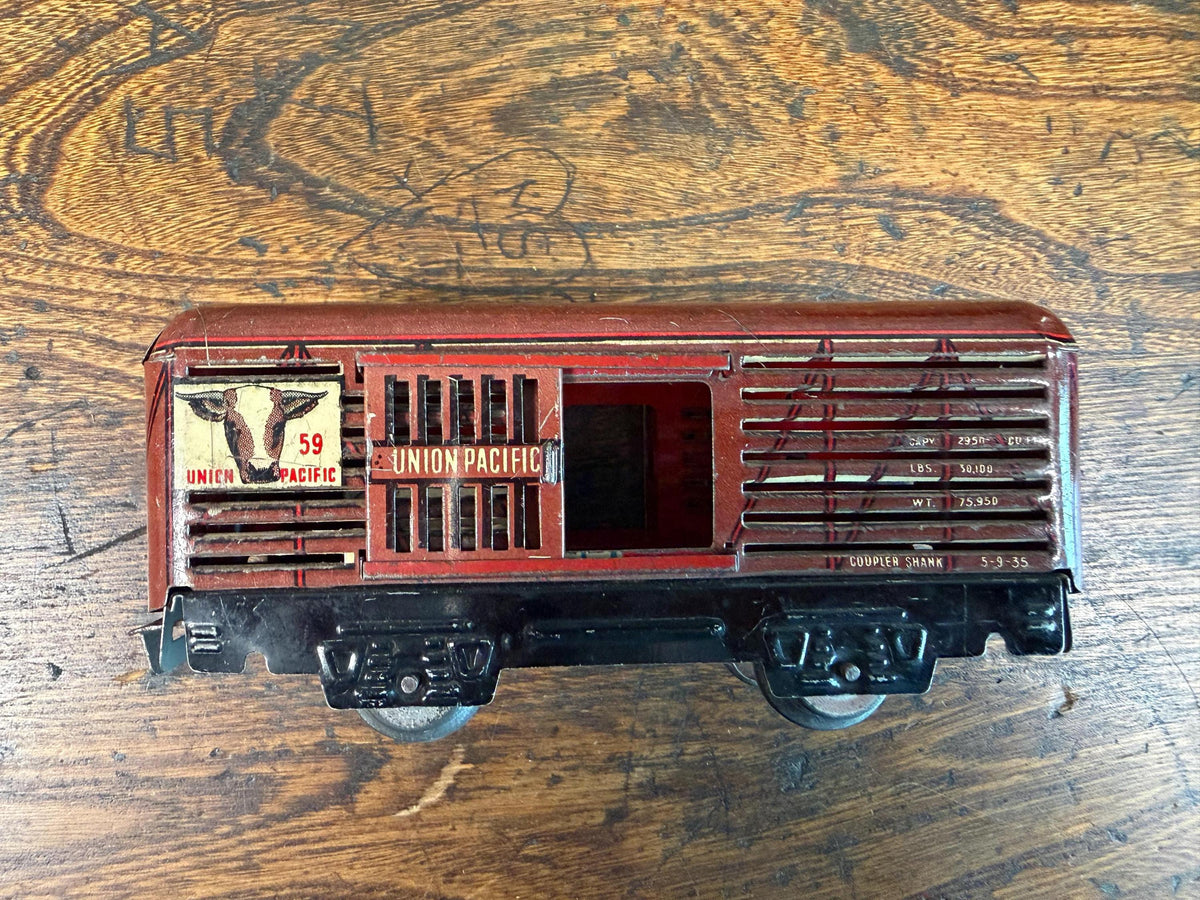 Marx O Gauge Freight Cars | Rock Island, Santa Fe, Union Pacific (1940s-50s)