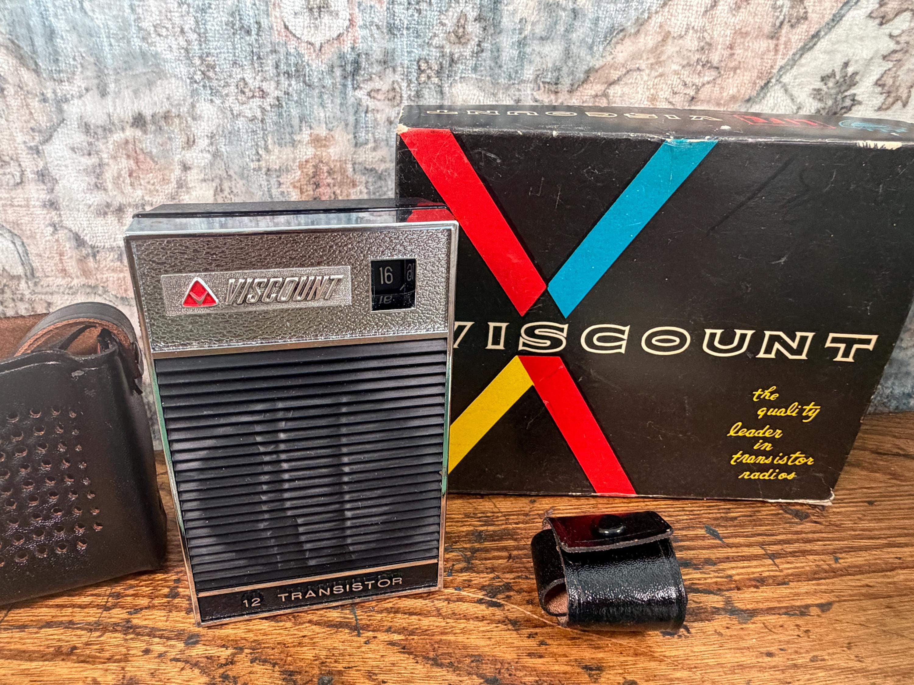 Viscount 1205 12 Transistor Radio | Vintage Portable Radio 1960