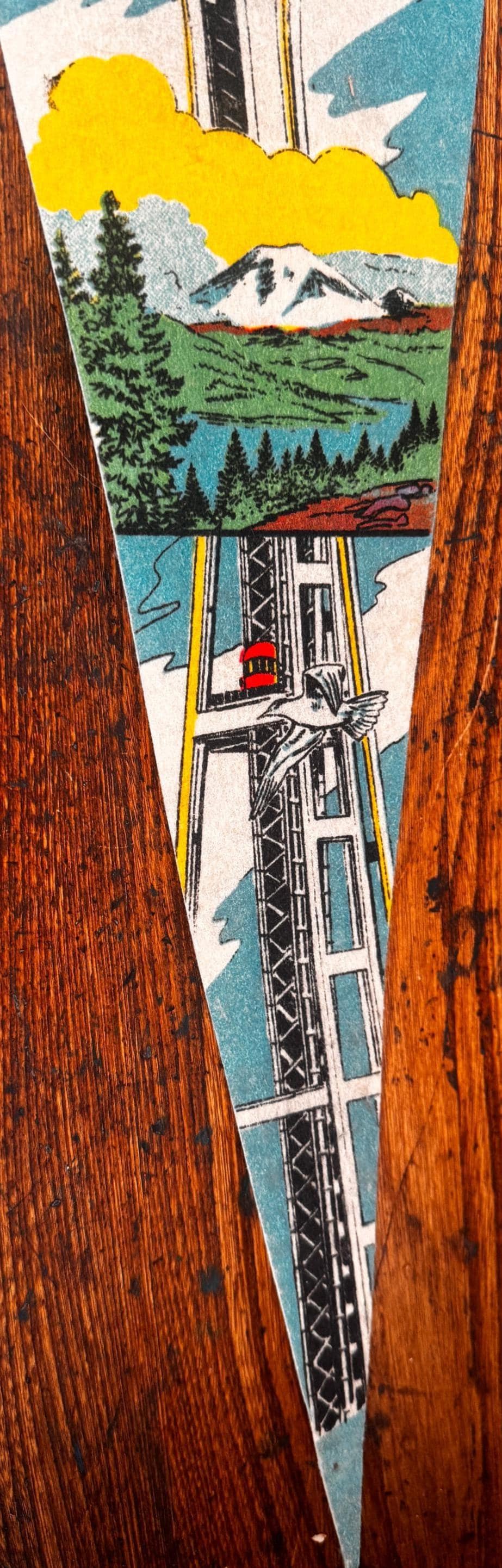 Vintage Seattle Felt Pennant
