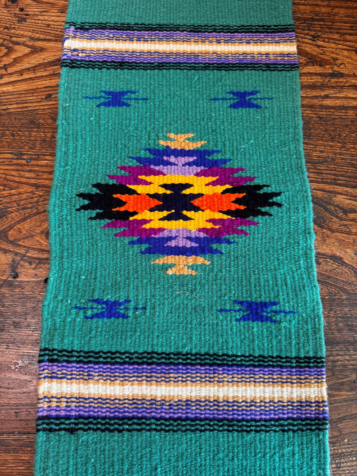 Handwoven Southwestern Wool Table Runner