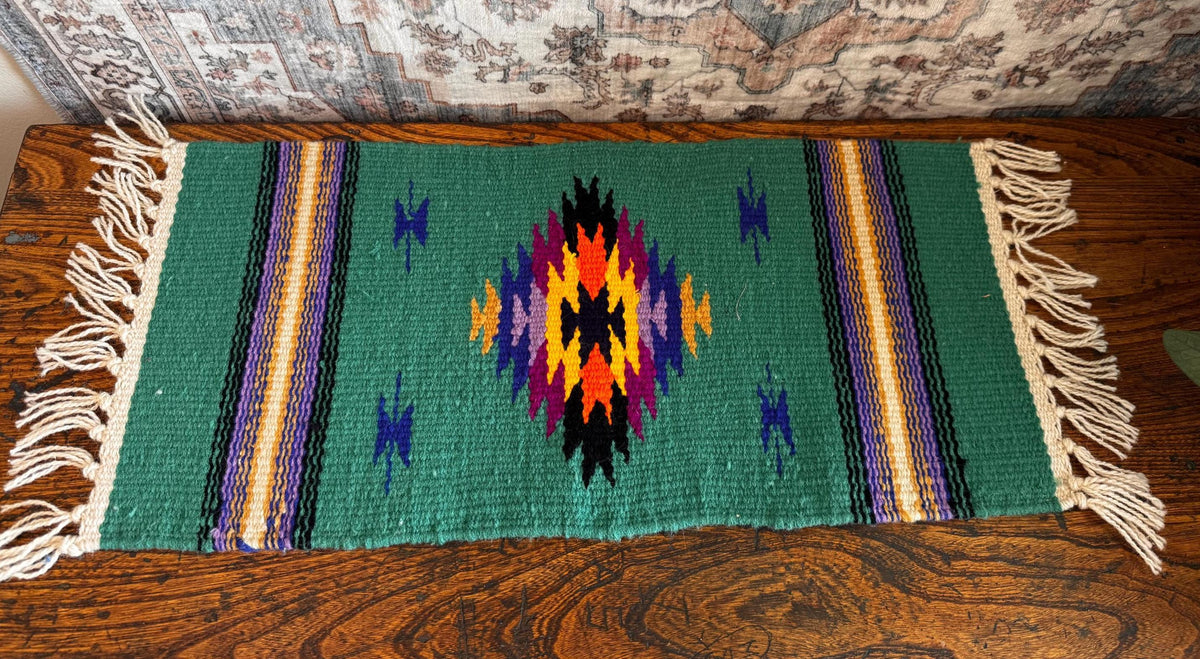 Handwoven Southwestern Wool Table Runner