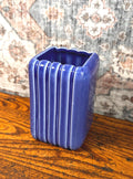 Blue Mid Century Modern Ceramic Vase