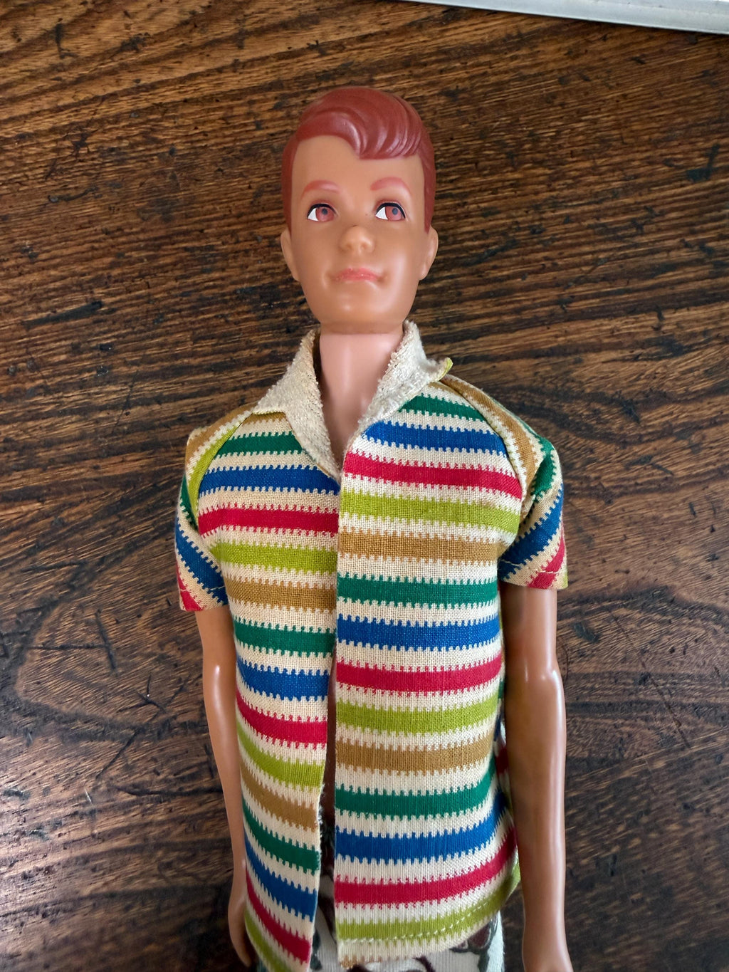 Vintage 1960s Mattel Barbie and Allan Doll Pair with Clothing Accessories
