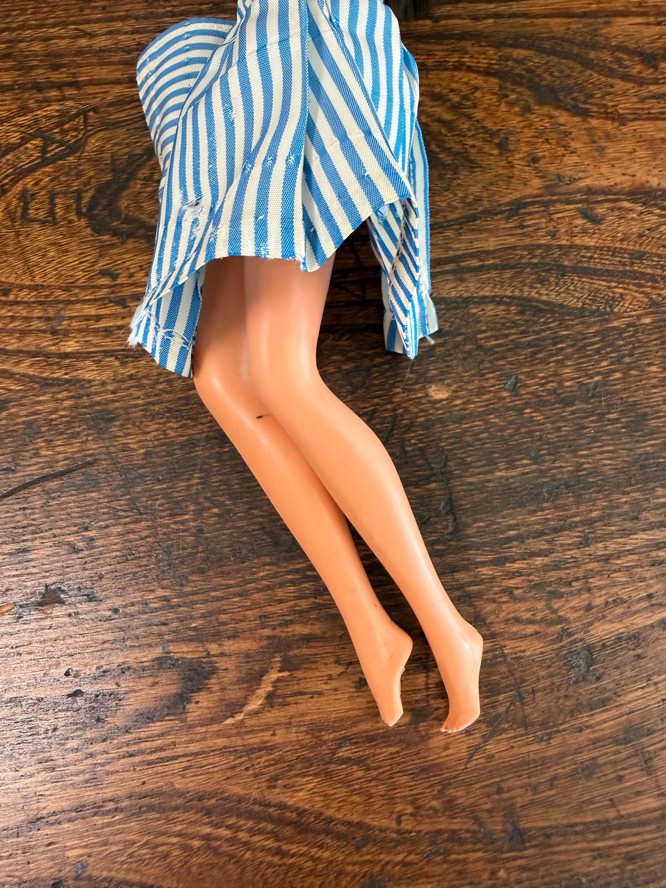 Vintage 1960s Mattel Barbie and Allan Doll Pair with Clothing Accessories