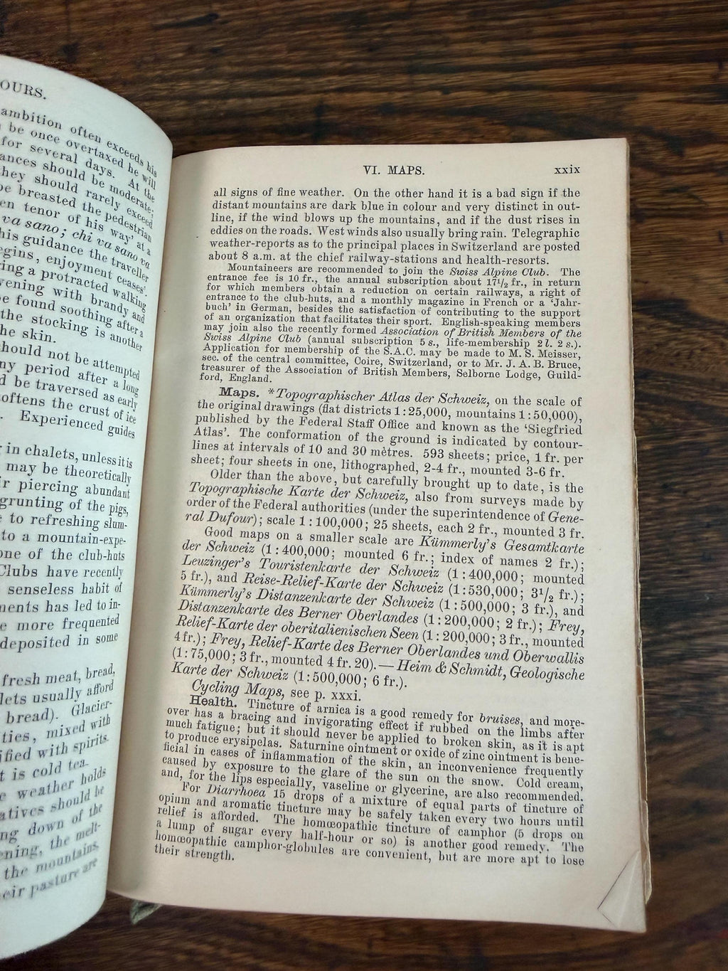 Antique 1913 Baedeker Switzerland Travel Guide Karl Baedeker Red Hardcover