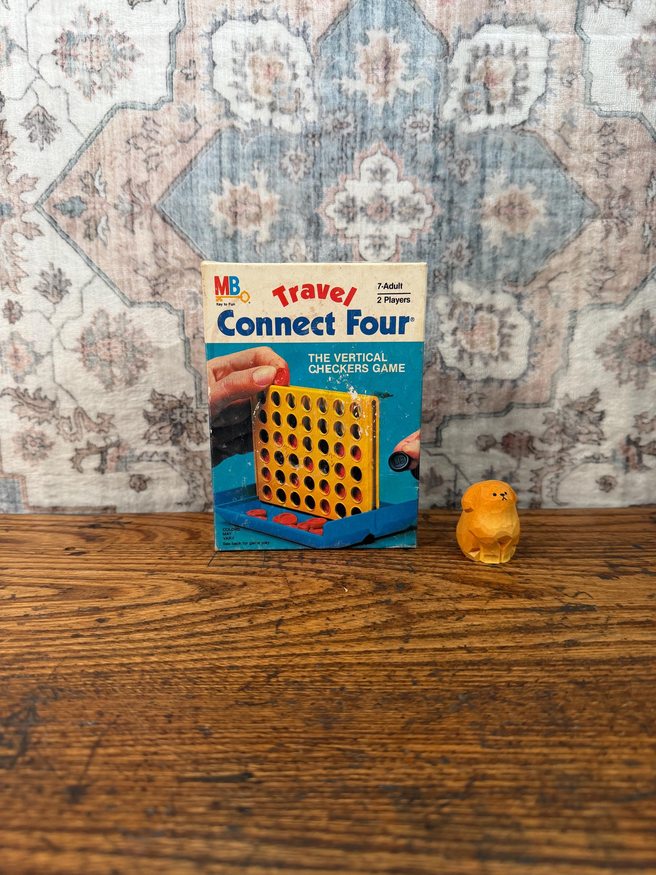 Vintage 1983 Milton Bradley Connect Four Game Complete Family Tabletop Toy