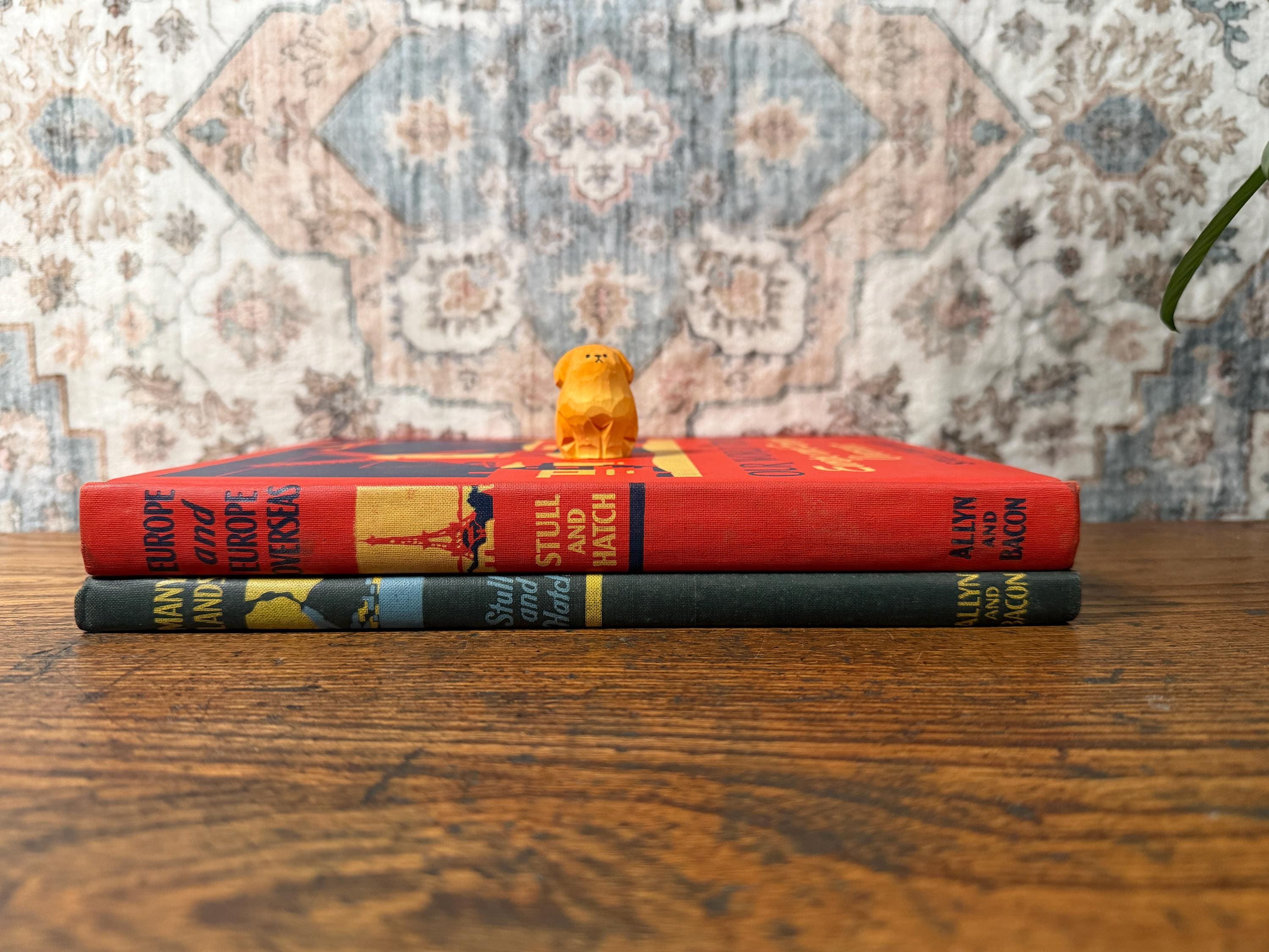 Vintage Our World Today Geography Book Set 1950 1952 Stull Hatch Allyn Bacon