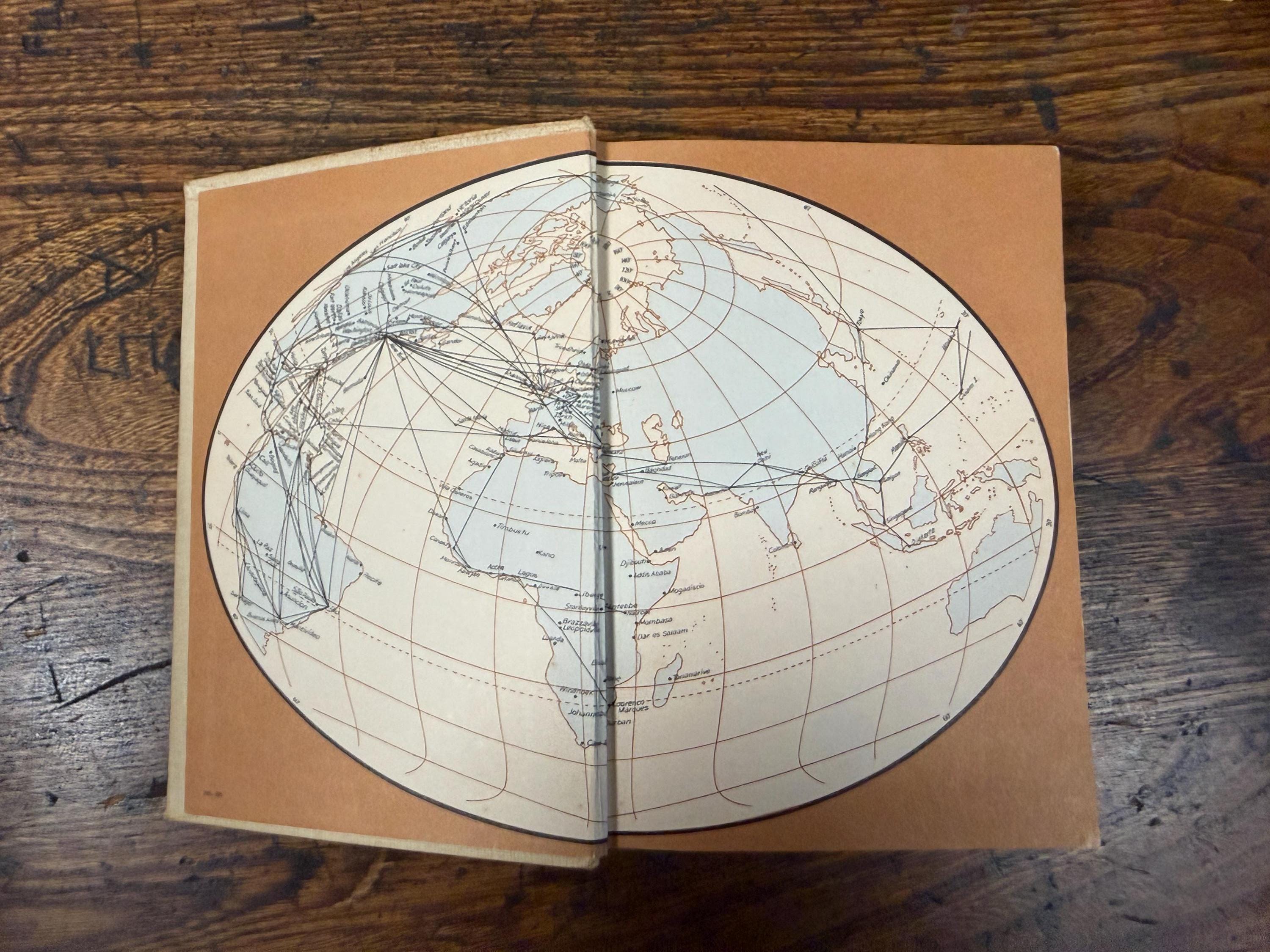 Vintage 1966 Pan Am New Horizons World Guide Hardcover Travel Book