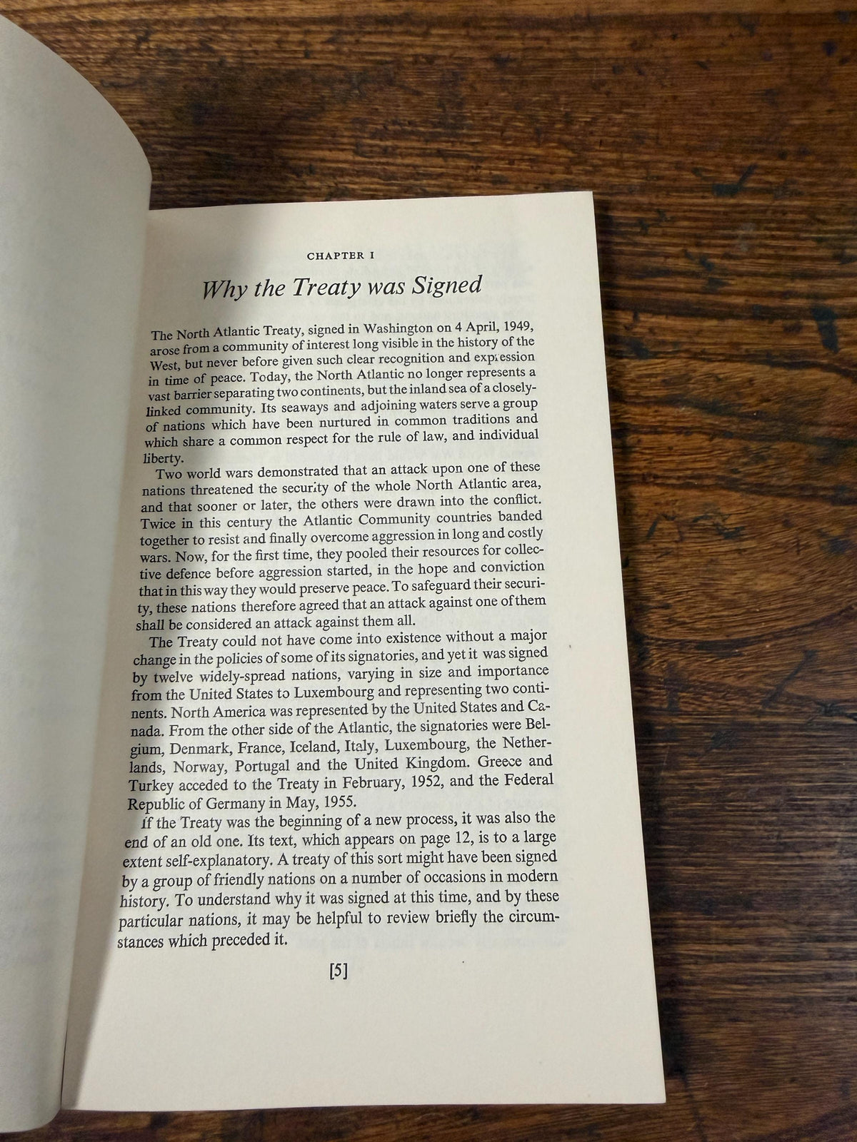 NATO Paris Fifth Edition | 1957 Paperback