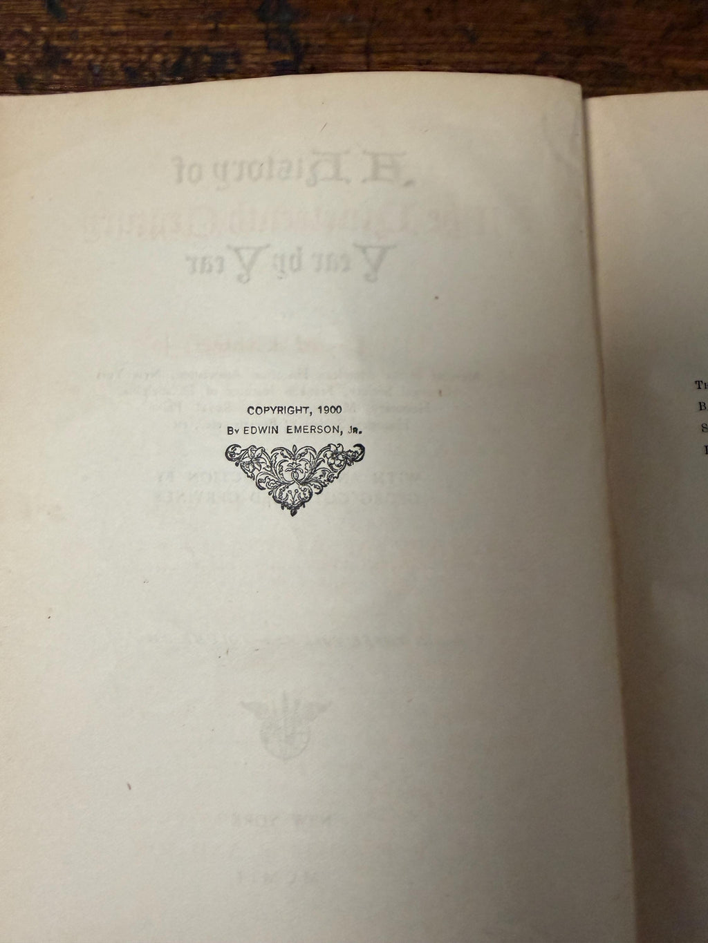 A History of the Nineteenth Century Year by Year by Edwin Emerson Jr. | 1902 Two-Book Set