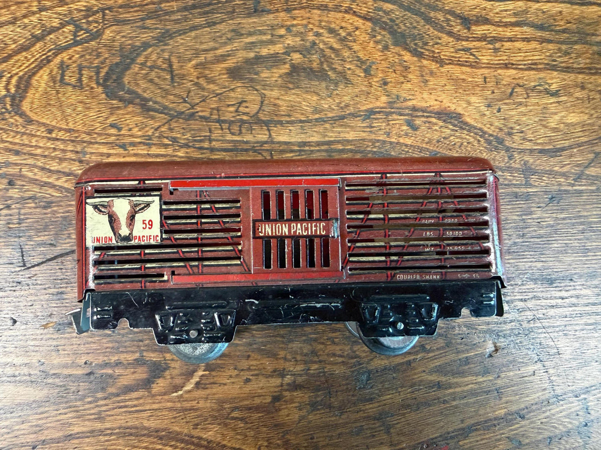 Marx O Gauge Freight Cars | Rock Island, Santa Fe, Union Pacific (1940s-50s)