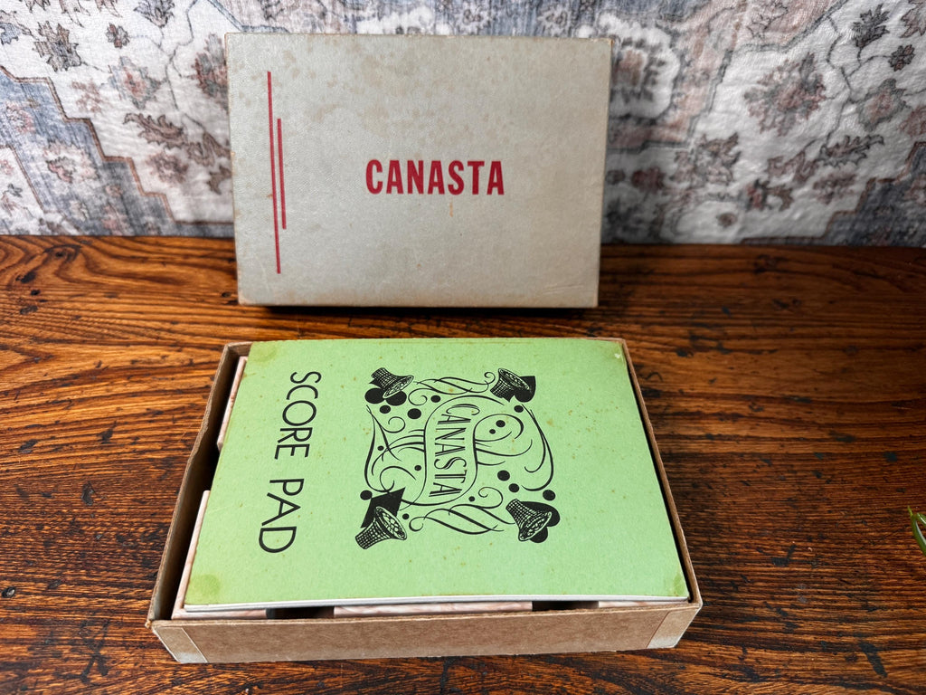 Vintage 1950 Canasta Card Game Set by Whitman Publishing Co.