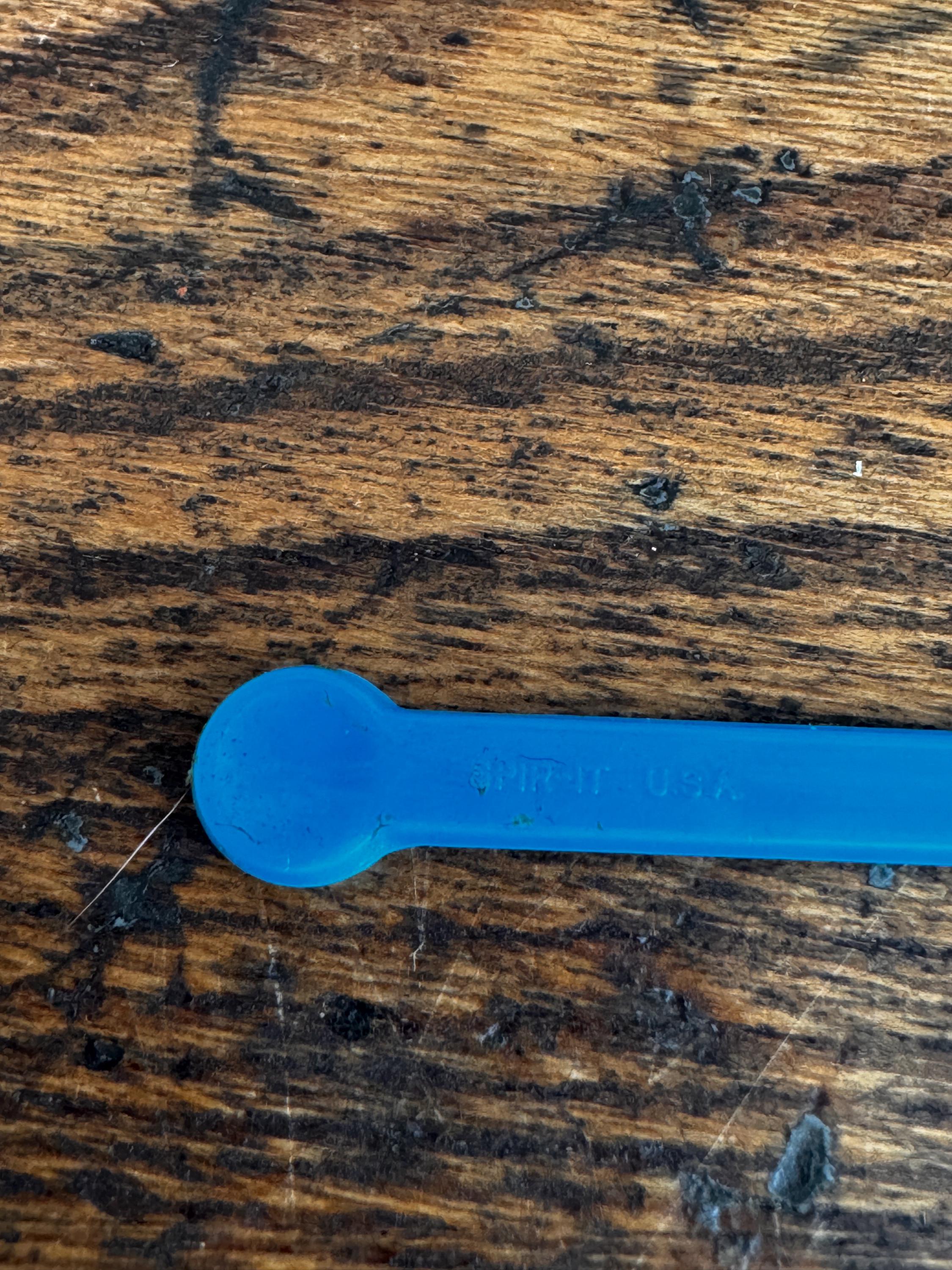 Pan Am Blue Plastic Drink Stir Stick
