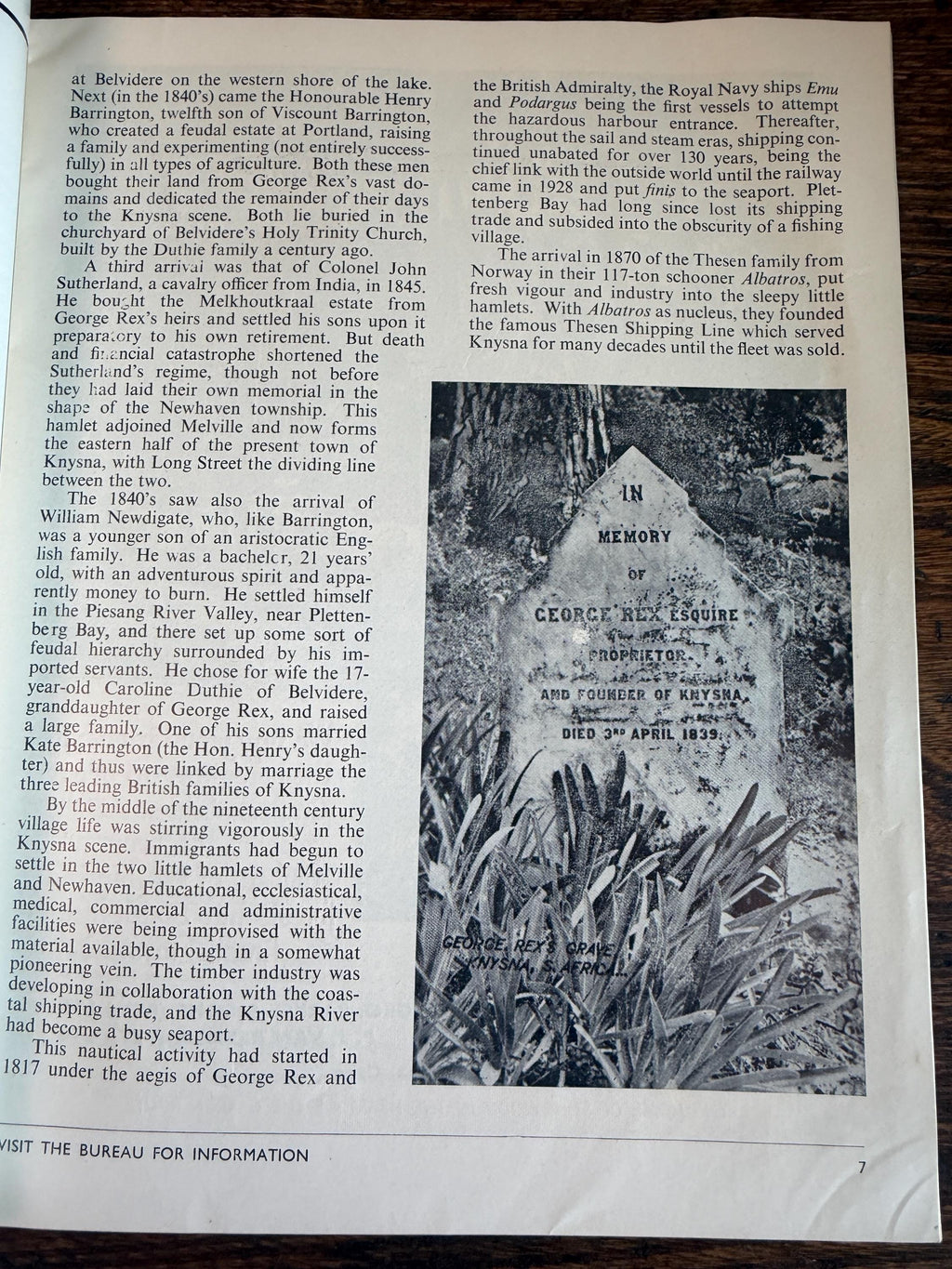THE GARDEN ROUTE... in Spring and Autumn by The Publicity Association of Knysna Plettenberg Bay and District | 1965 Book