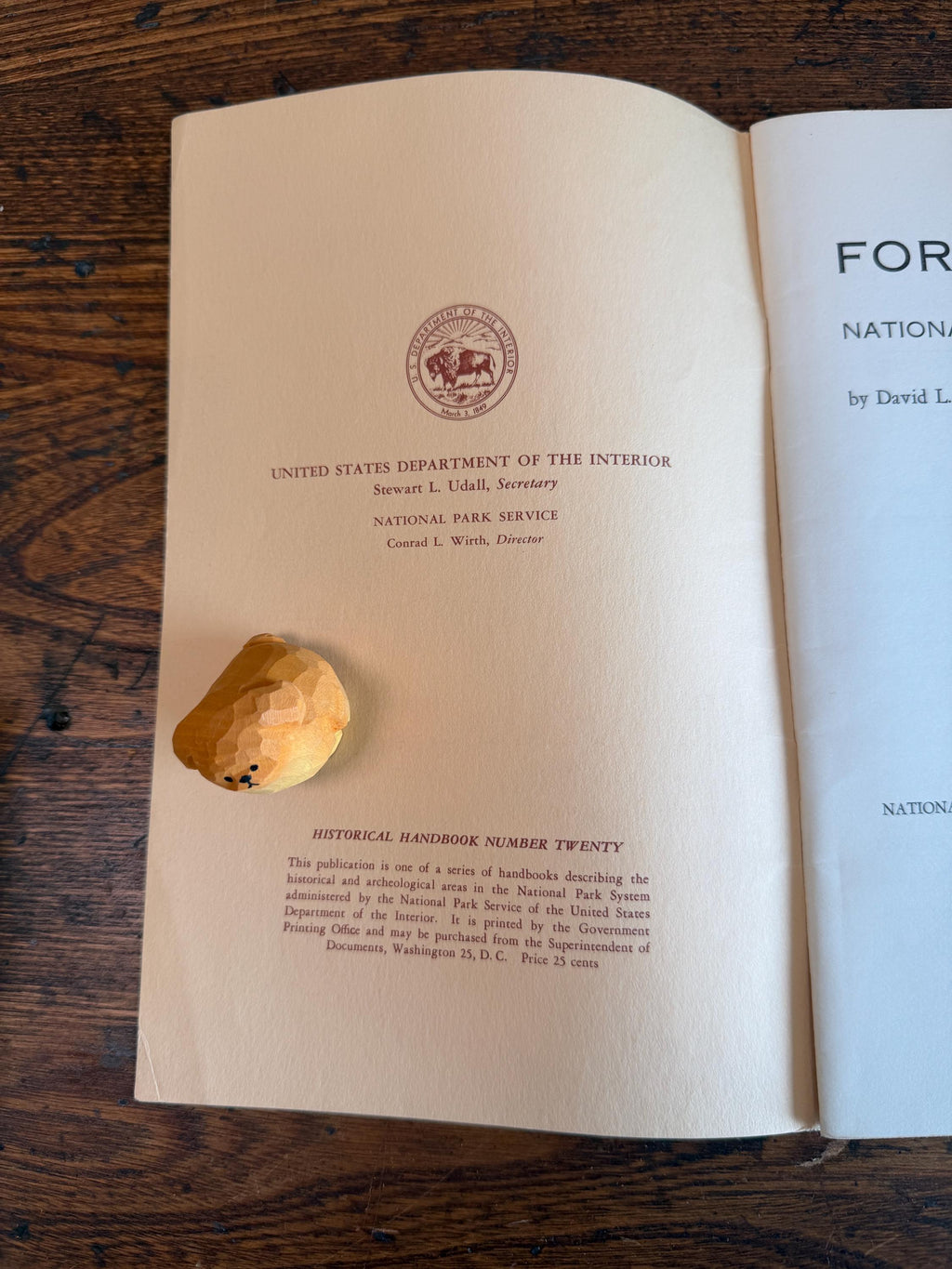 Fort Laramie National Monument Wyoming by David L. Hieb | 1954 Historical Handbook