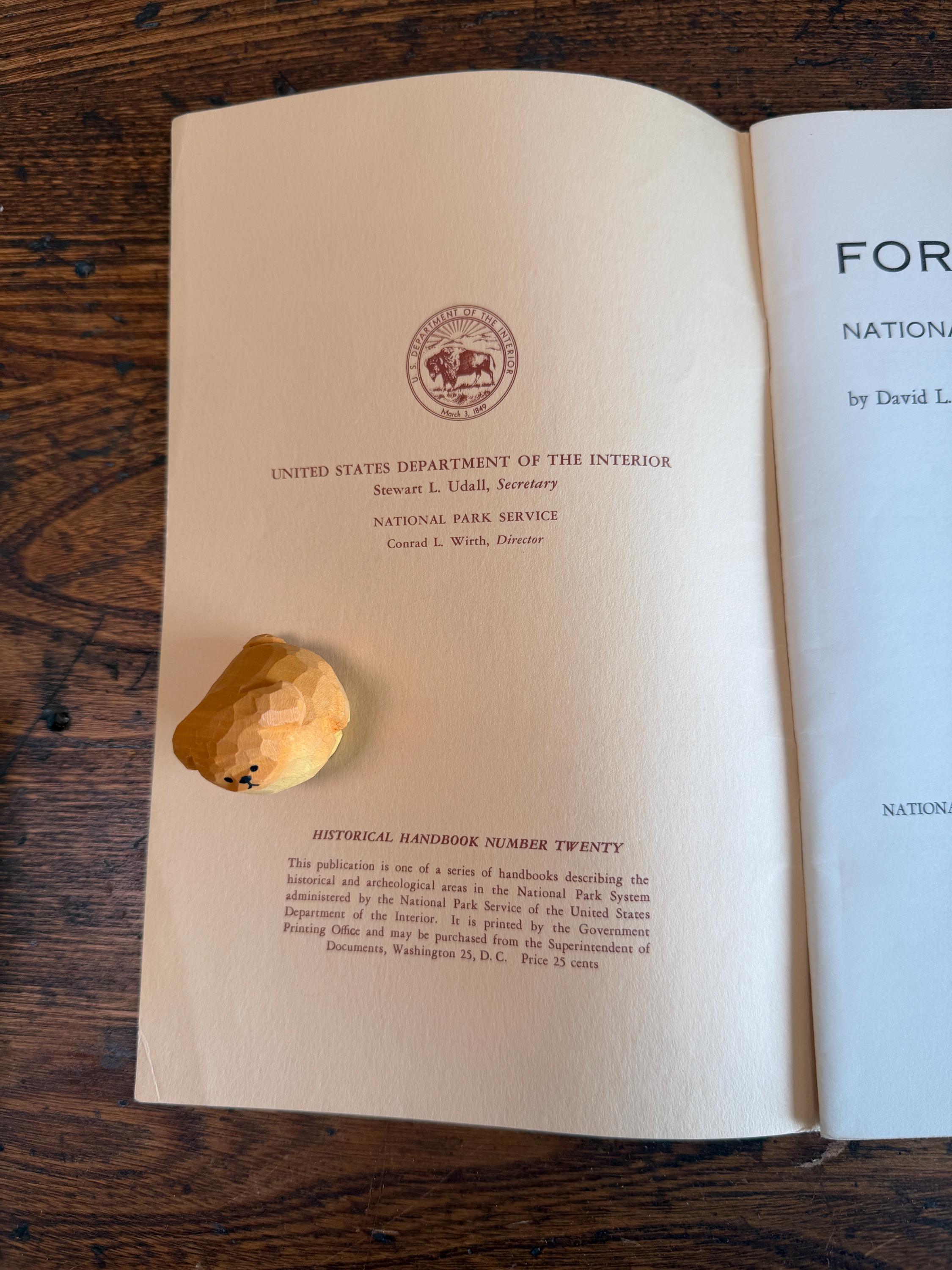 Fort Laramie National Monument Wyoming by David L. Hieb | 1954 Historical Handbook