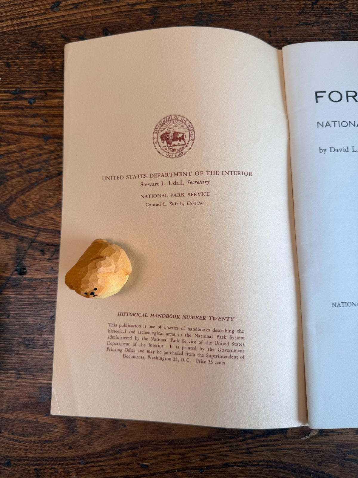 Fort Laramie National Monument Wyoming by David L. Hieb | 1961 Historical Handbook
