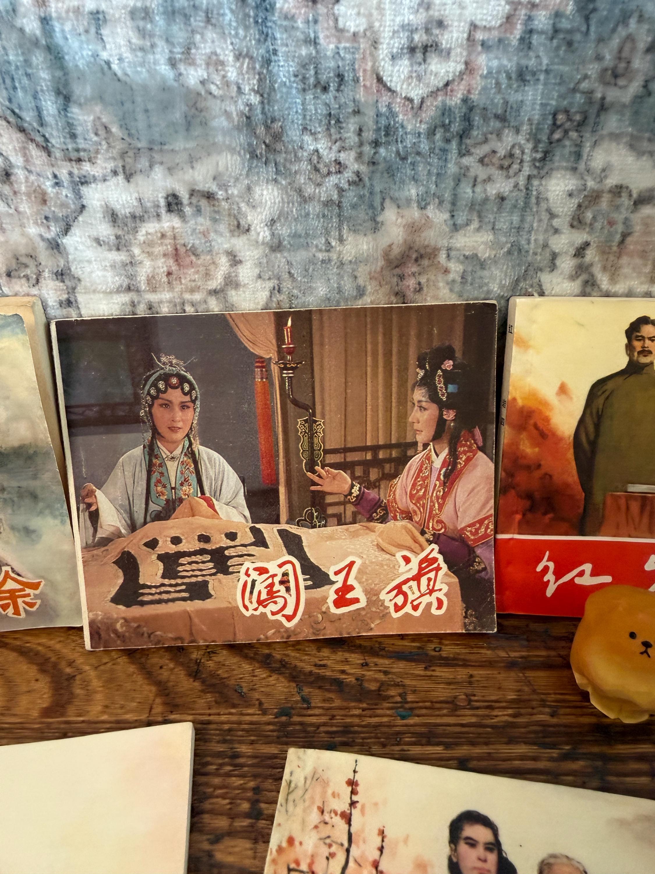 Lot of 5 Vintage Chinese Illustrated Books