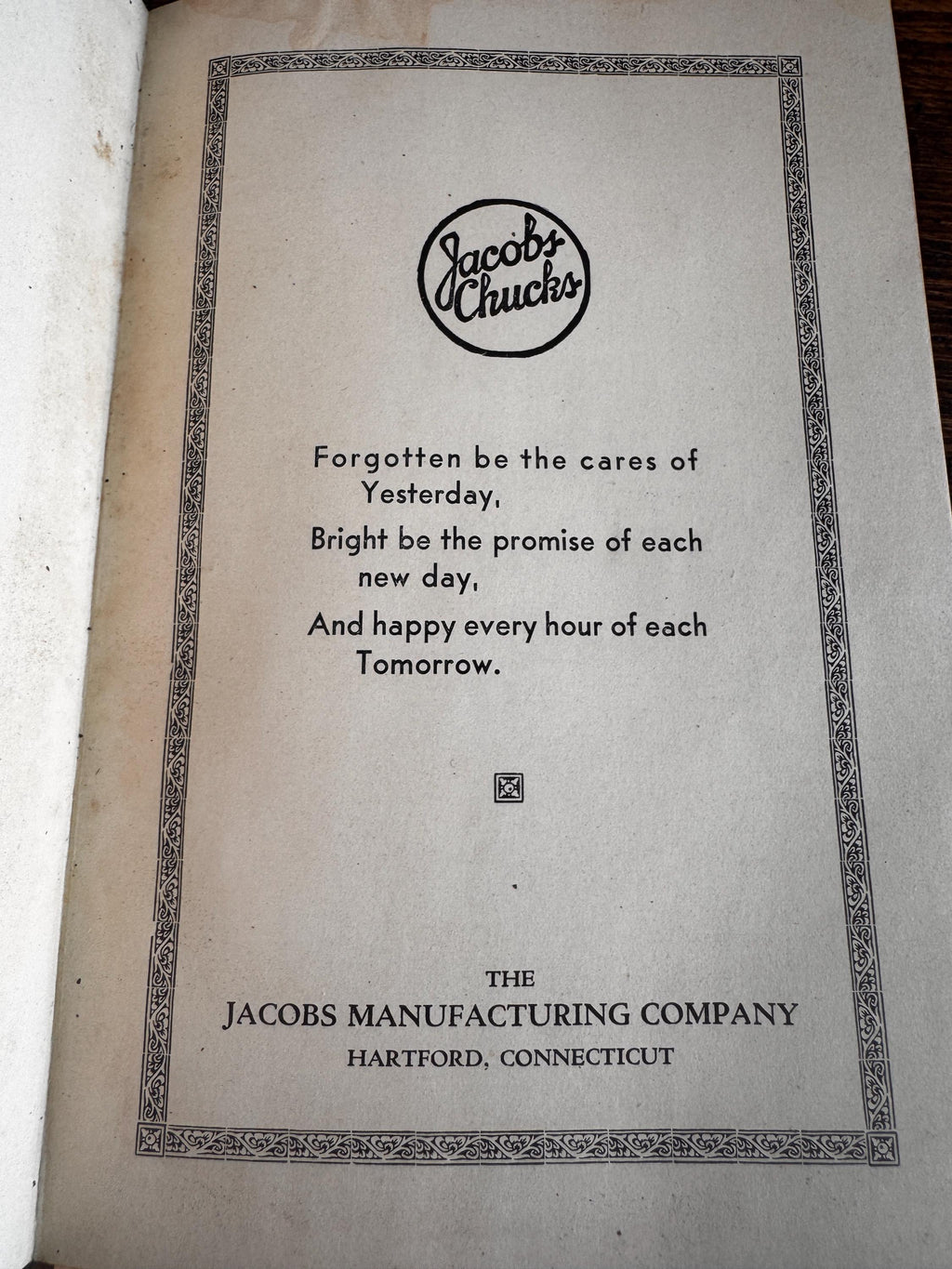 The Business Year Book 1932 by The Jacobs Manufacturing Company