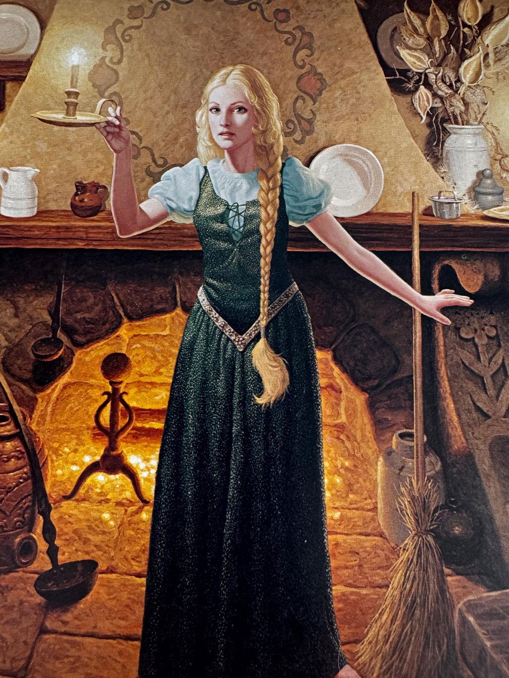 Goldberry Fantasy Art Print by Hildebrandt | 1977 Calendar Page