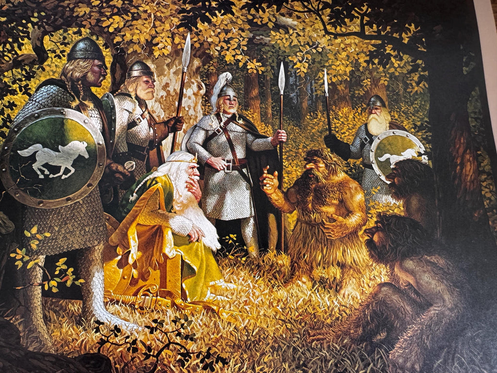 Ghân-Buri-Ghân Fantasy Art Print by Brandt | 1977 Calendar Page