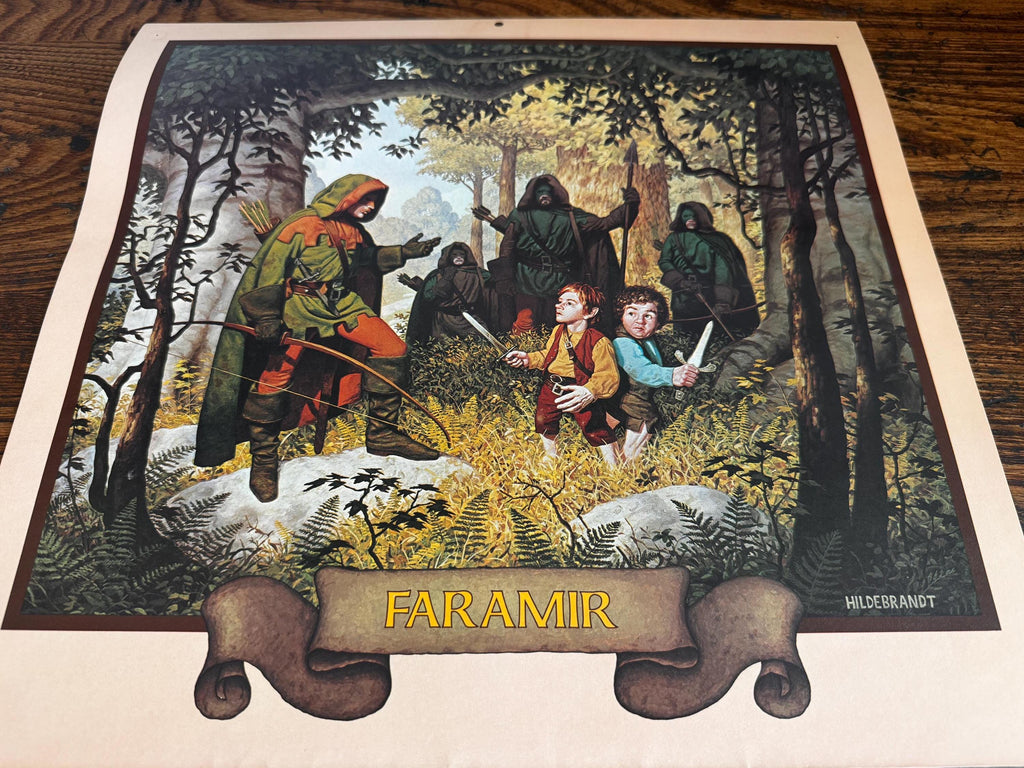 Faramir Fantasy Art Print by Hildebrand | 1977 Calendar Page