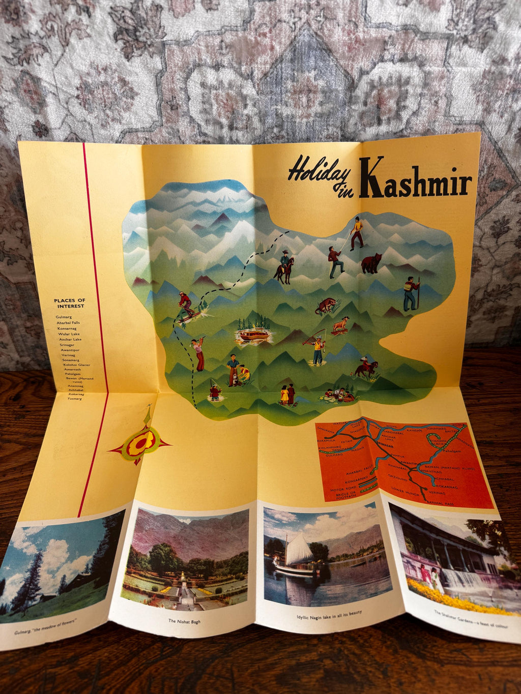Lot of 5 Vintage India Travel Brochures