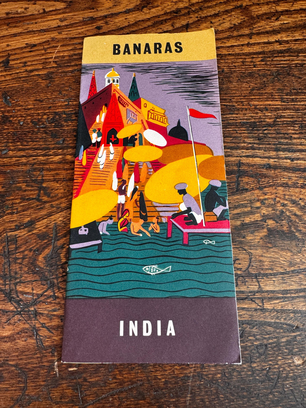 Lot of 6 Vintage Travel Brochures and Maps of India