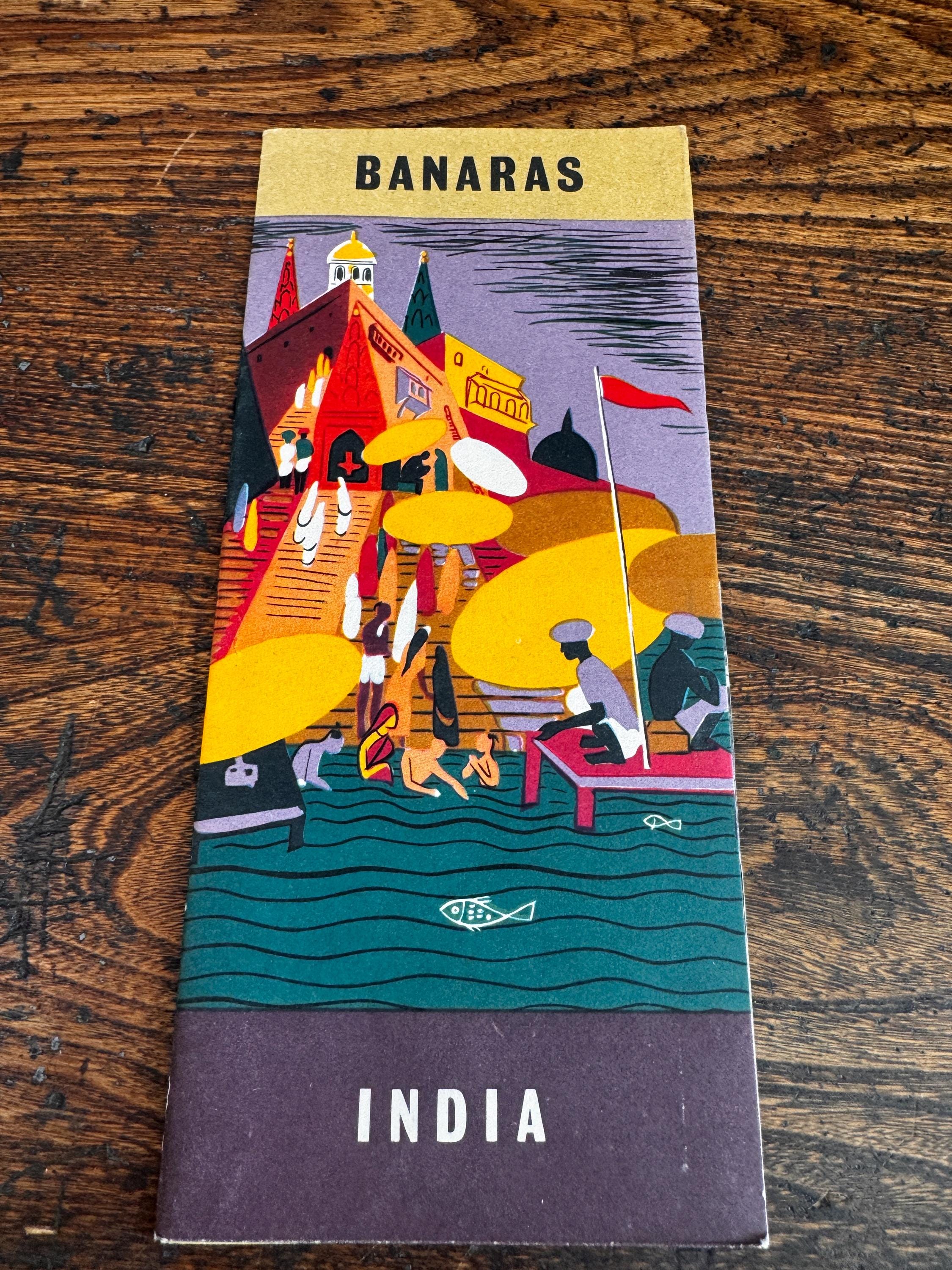 Lot of 5 Vintage Indian Travel Brochures and Maps