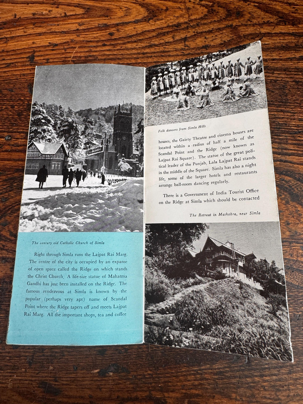 Lot of 5 Vintage Indian Travel Brochures and Maps