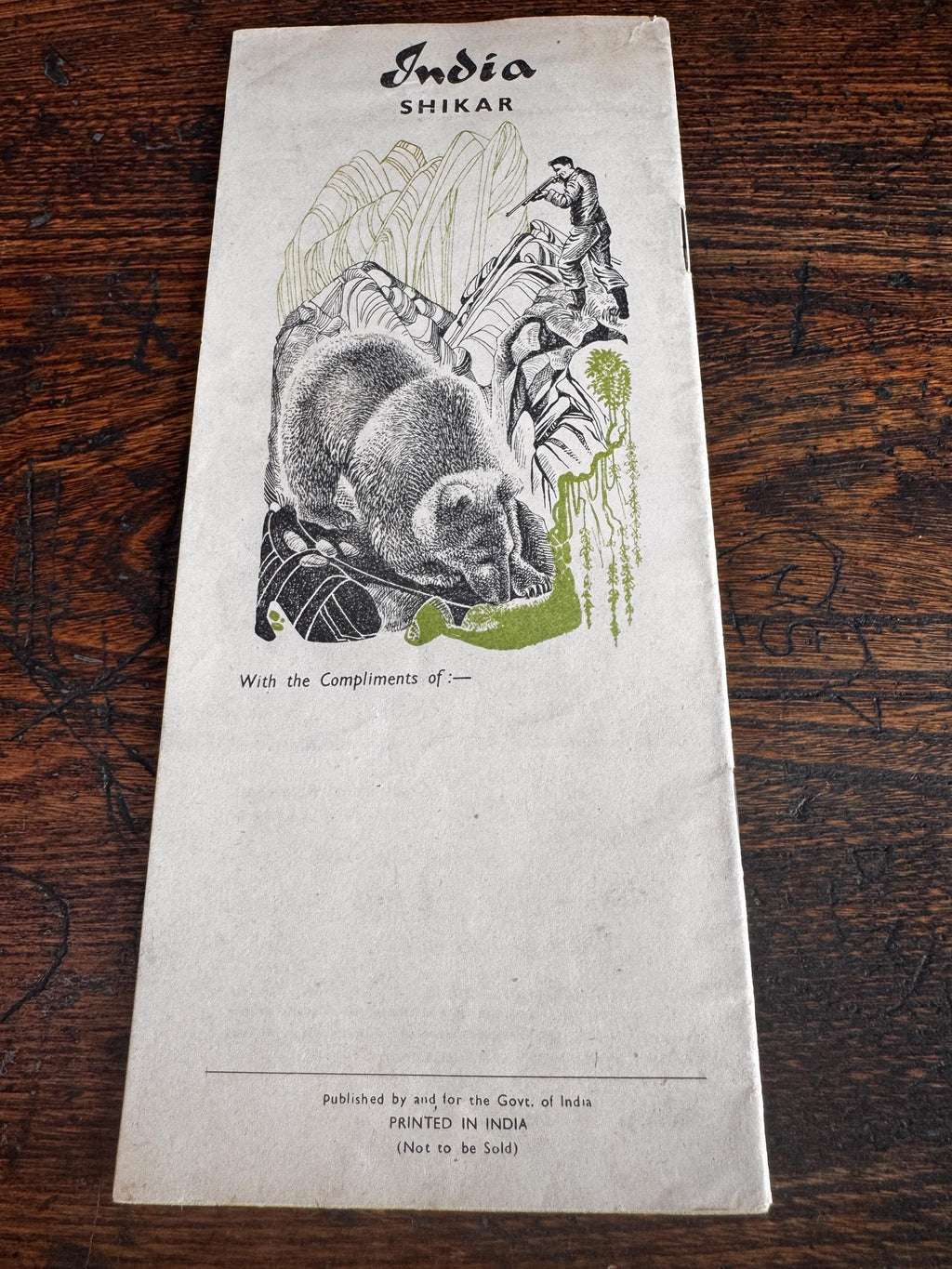 Lot of 6 Vintage Travel Brochures and Maps of India