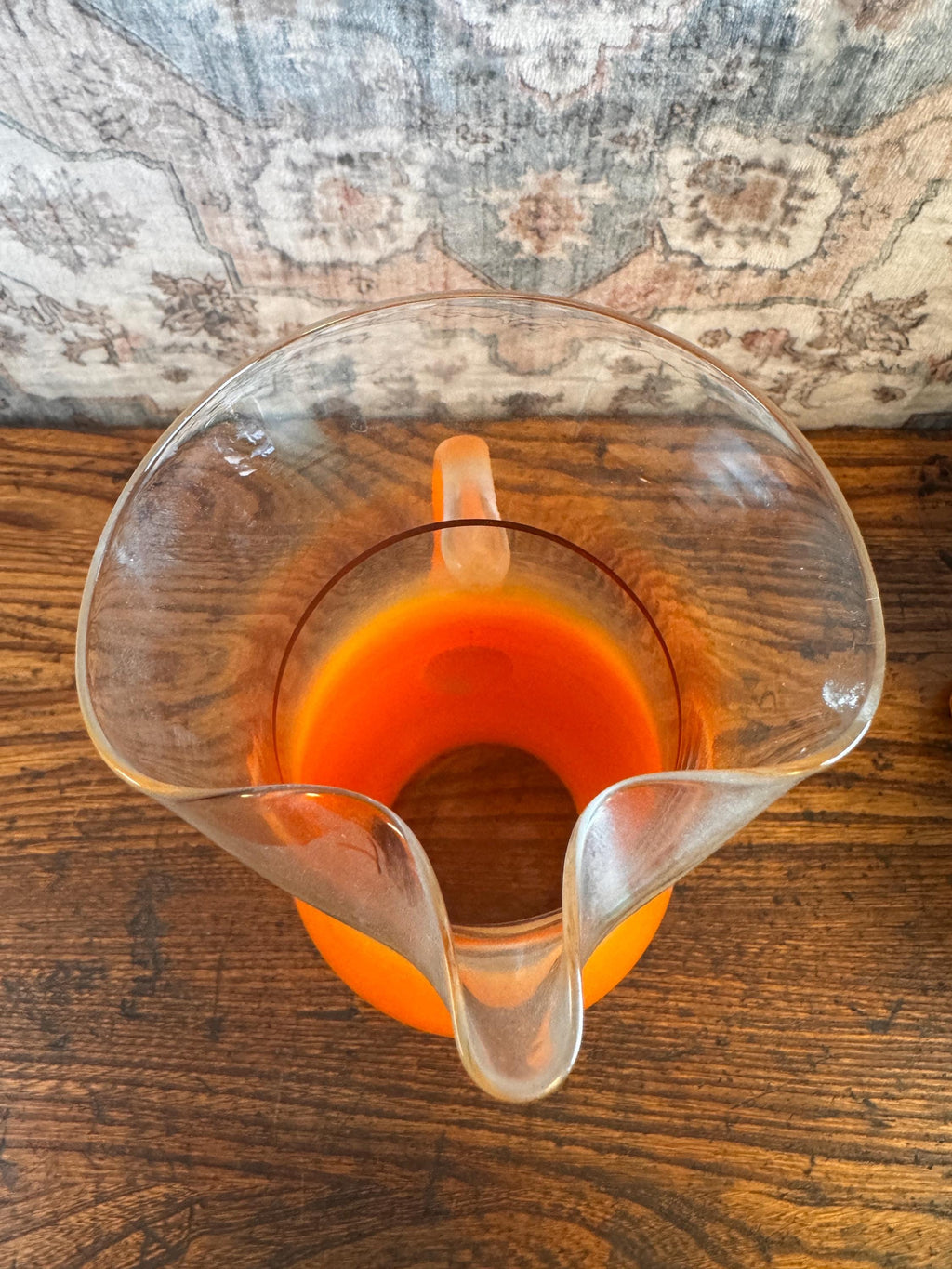 Blendo 1950s Orange Juice Pitcher with Gradient Glass