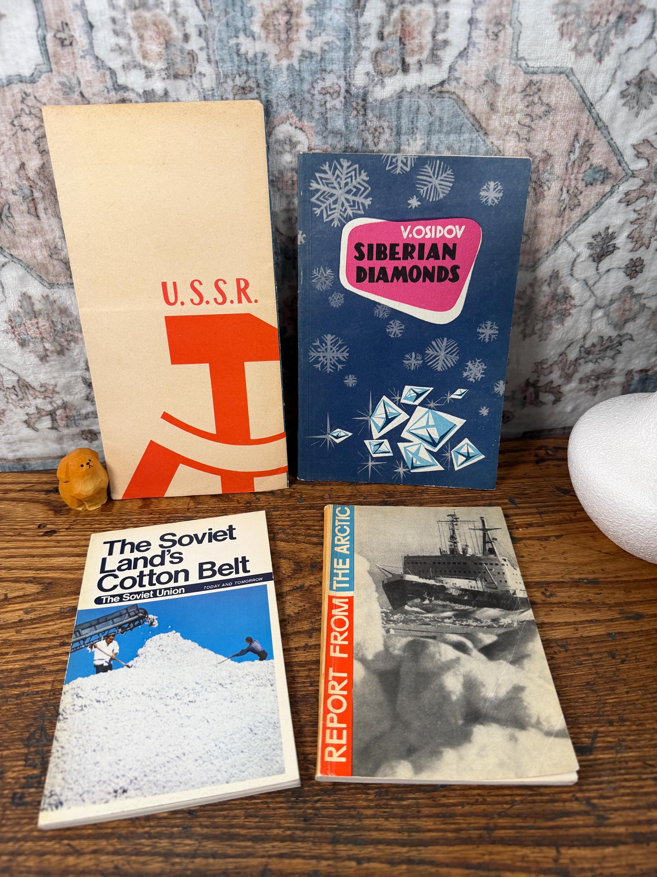 Soviet Cold War Lot of 1980s Paperback Books and Pamphlet