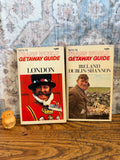 Lot of 2 Trans World Getaway Guide Travel Books: Ireland Dublin/Shannon & London 1975-76