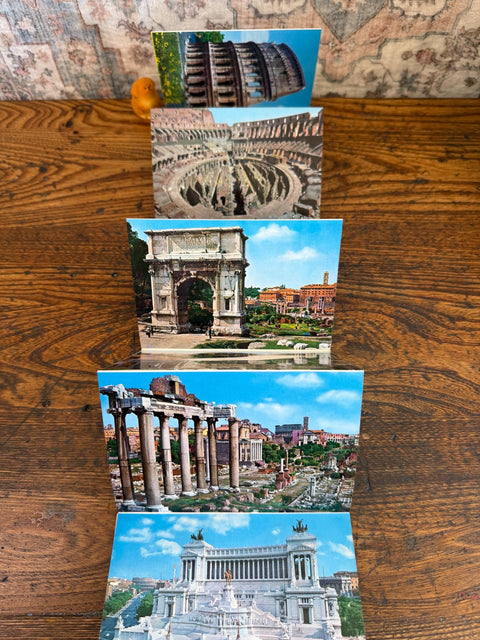 Roma Souvenir II Serie Fold-Out Postcard Booklet