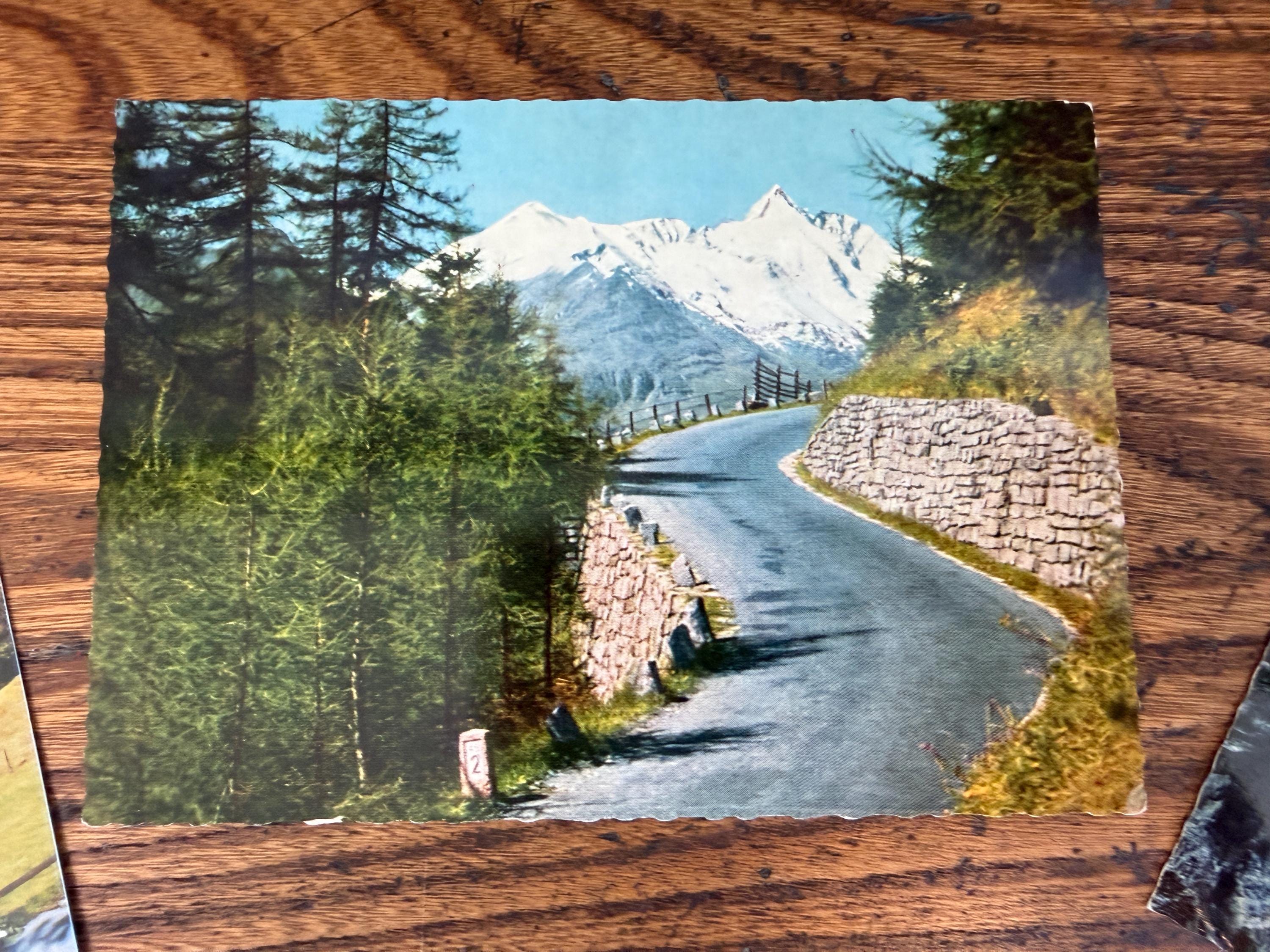 Lot of 6 Vintage Austrian Postcards Featuring Scenic Landscapes and Historic Sites