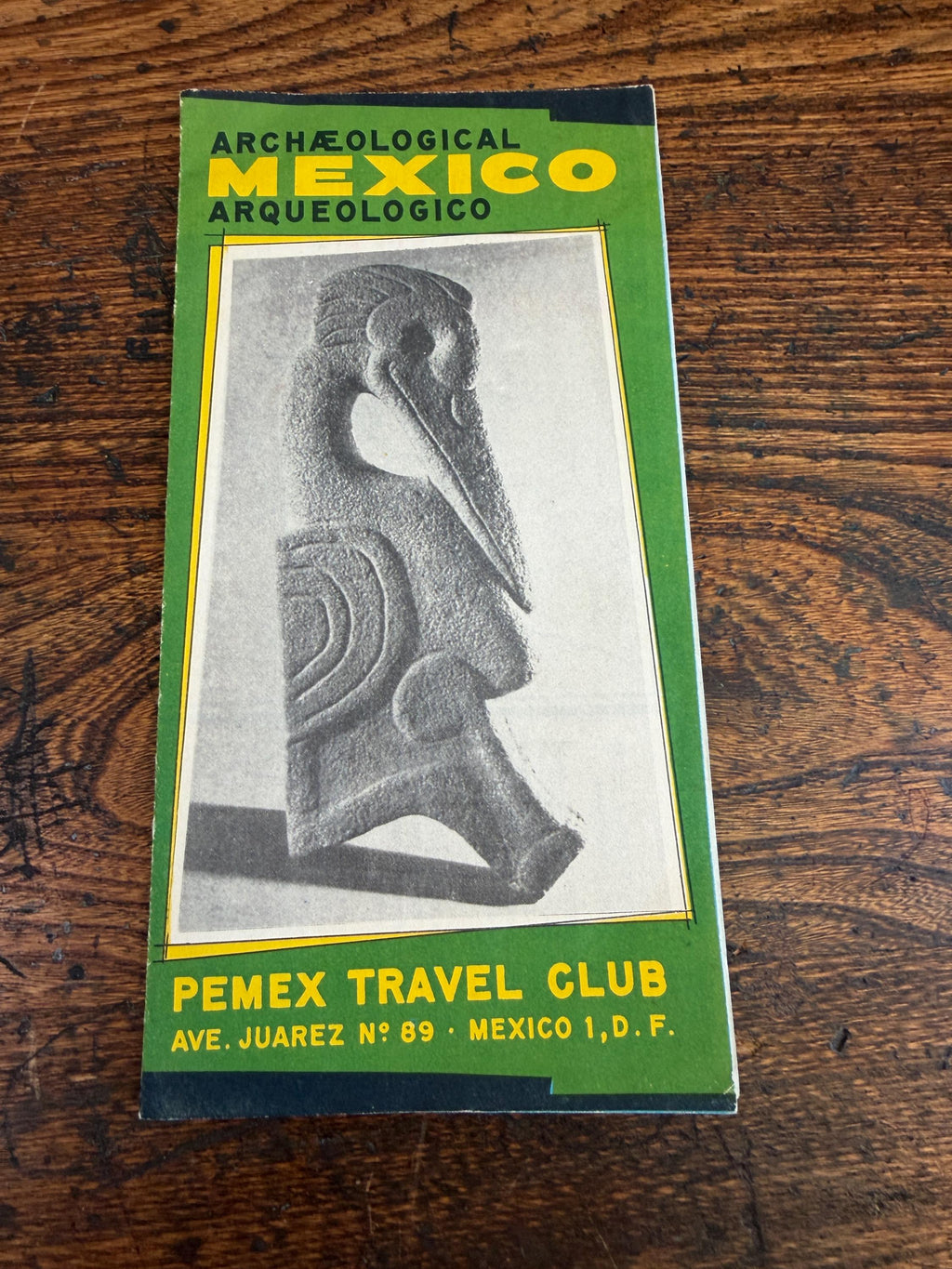 Archaeological Mexico (Arqueologico) | Mid-20th Century Archaeological Map