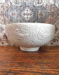 Vintage Rosenthal Bjorn Wiinblad White Porcelain Fantasy Pedestal Bowl