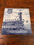 Vintage 1979 Delft Blauw Holland Hand Painted Ceramic Tile