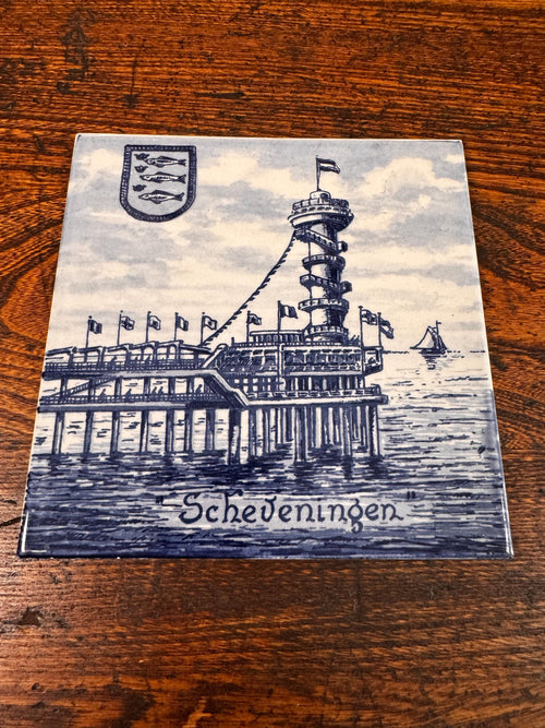1979 Delft Blauw Holland Hand Painted Ceramic Tile