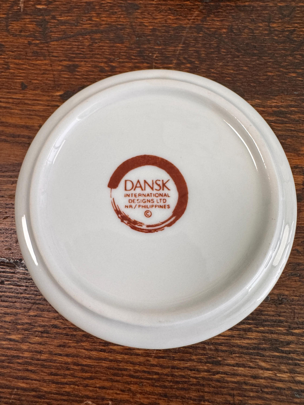 Vintage 1997 Dansk Hand Painted Fruit Coaster Set