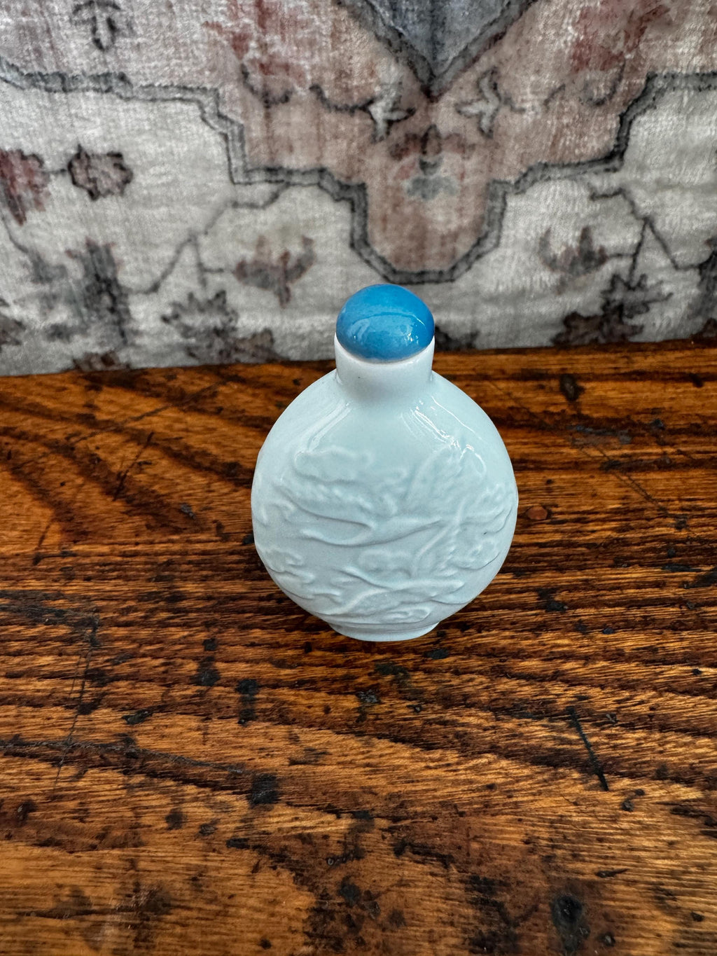 Vintage Chinese Pale Celadon Porcelain Snuff Bottle