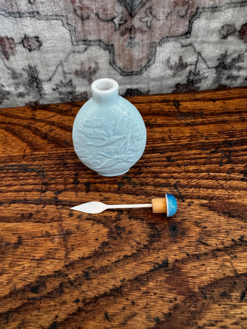 Chinese Pale Celadon Porcelain Snuff Bottle