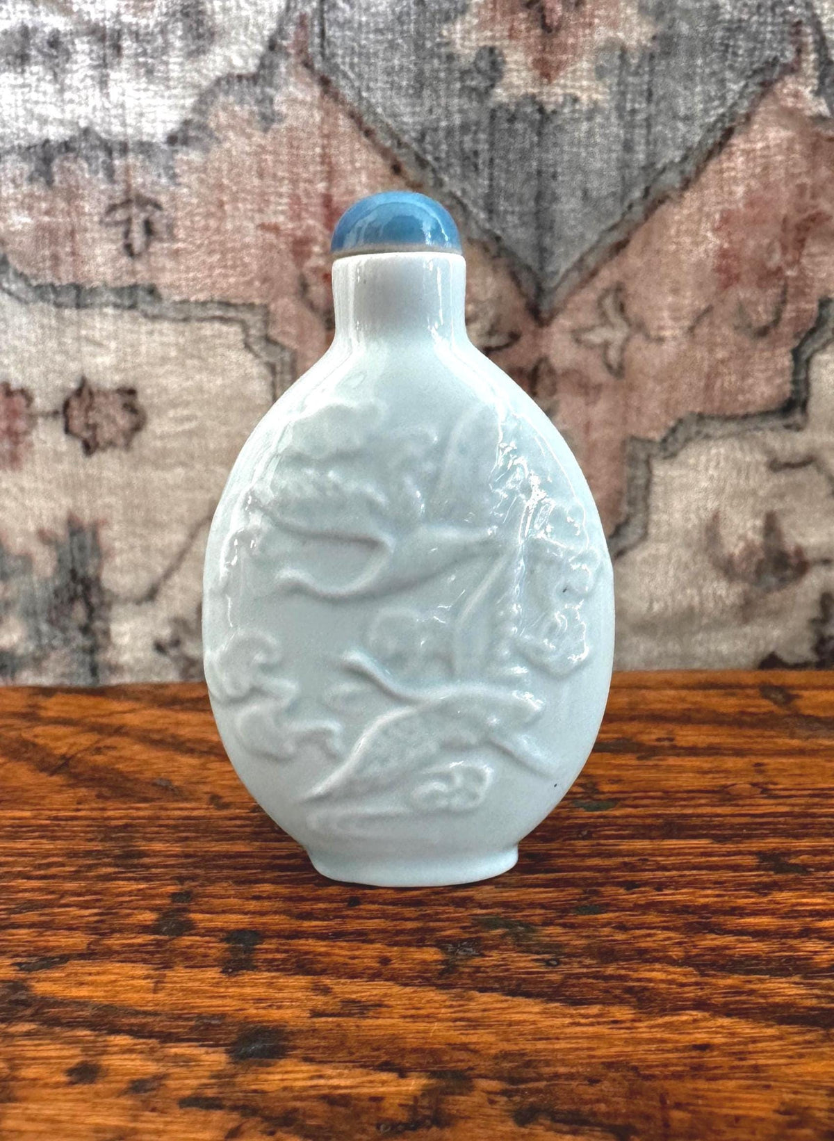 Chinese Pale Celadon Porcelain Snuff Bottle